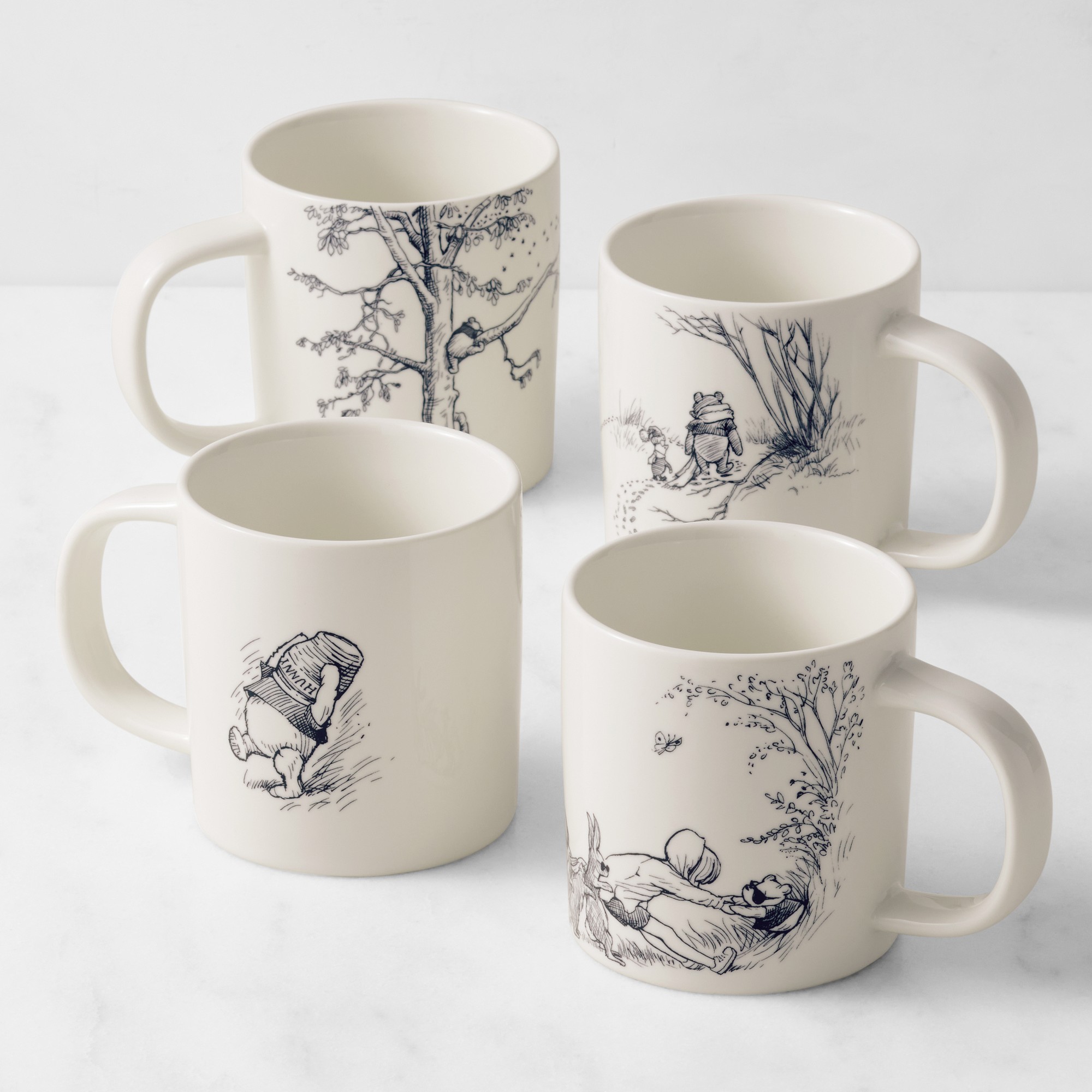 Rory Dobner x Williams Sonoma Winnie the Pooh Stuck in a Hole Mug