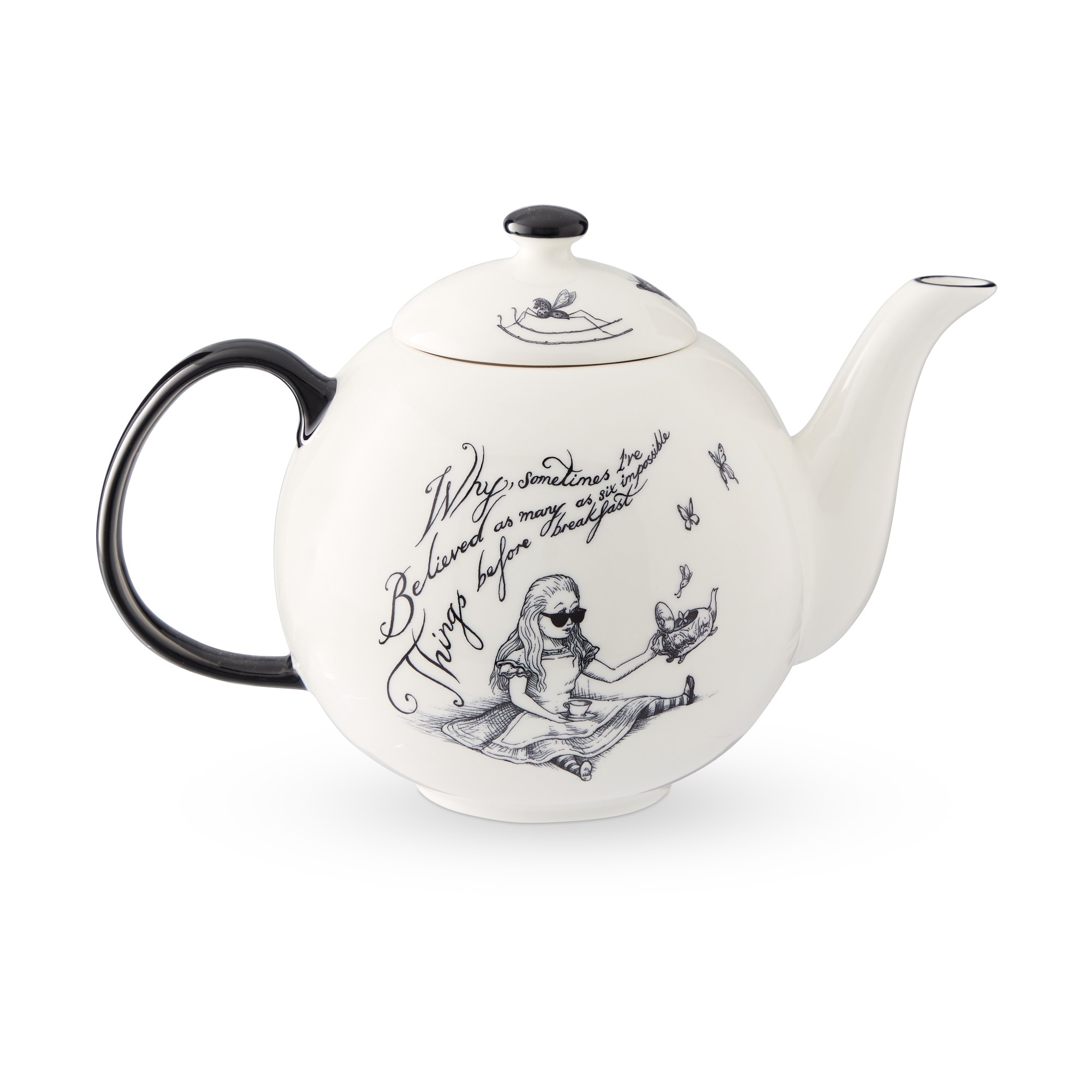 Rory Dobner x Williams Sonoma Alice's Adventures In Wonderland Tea Pot
