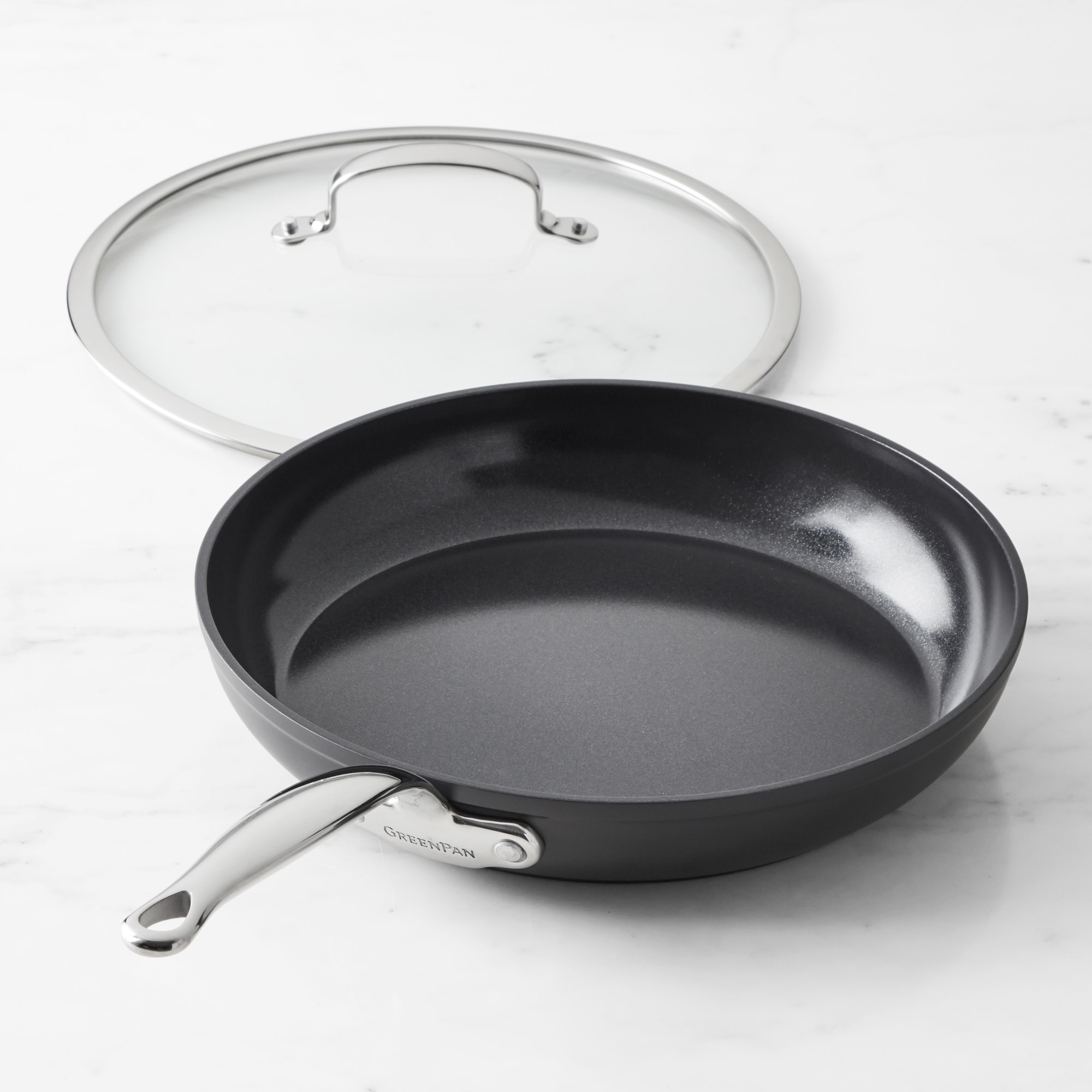GreenPan™ Premiere Hard Anodized Ceramic Nonstick Covered Fry Pan