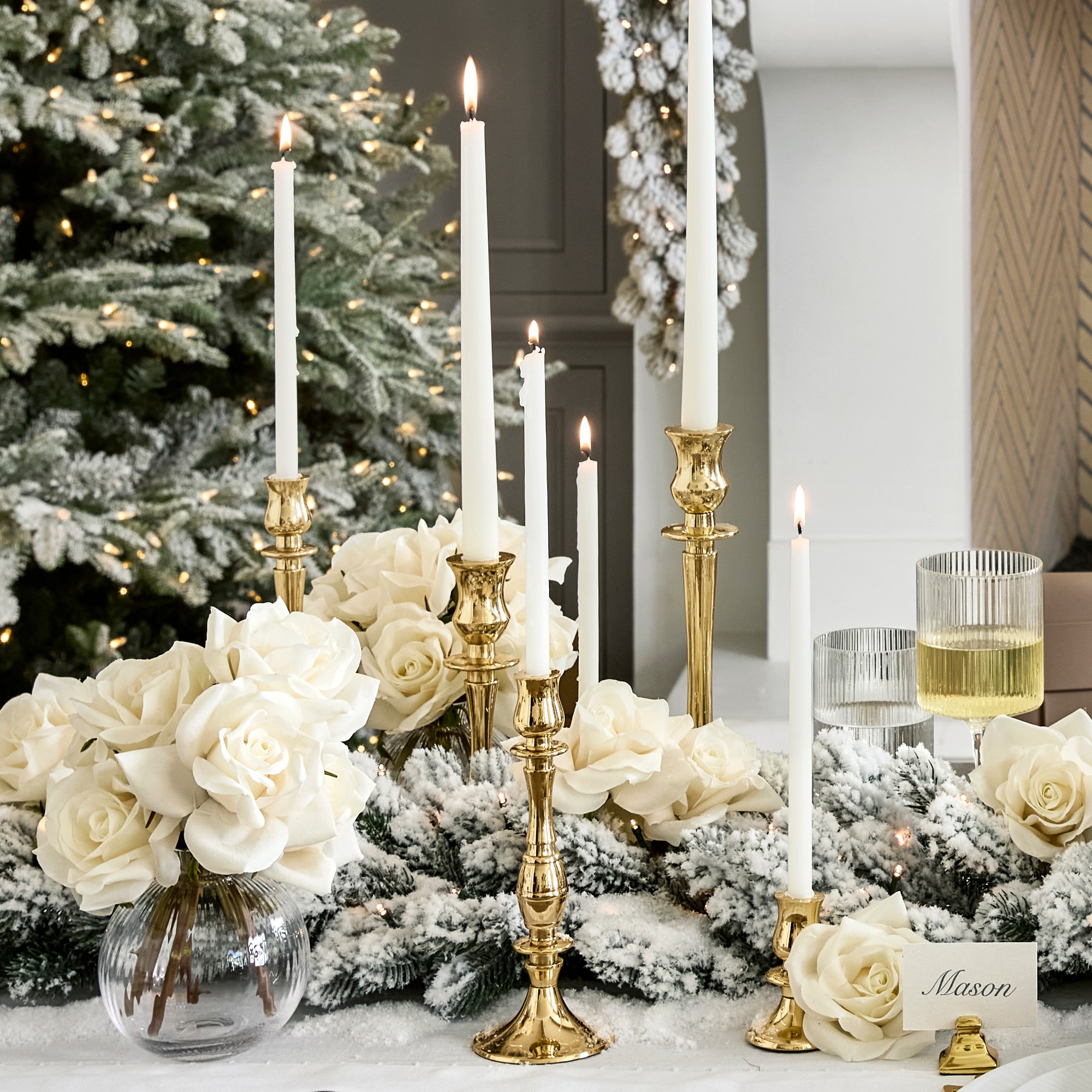 Tiny Taper Candles, Set of 12