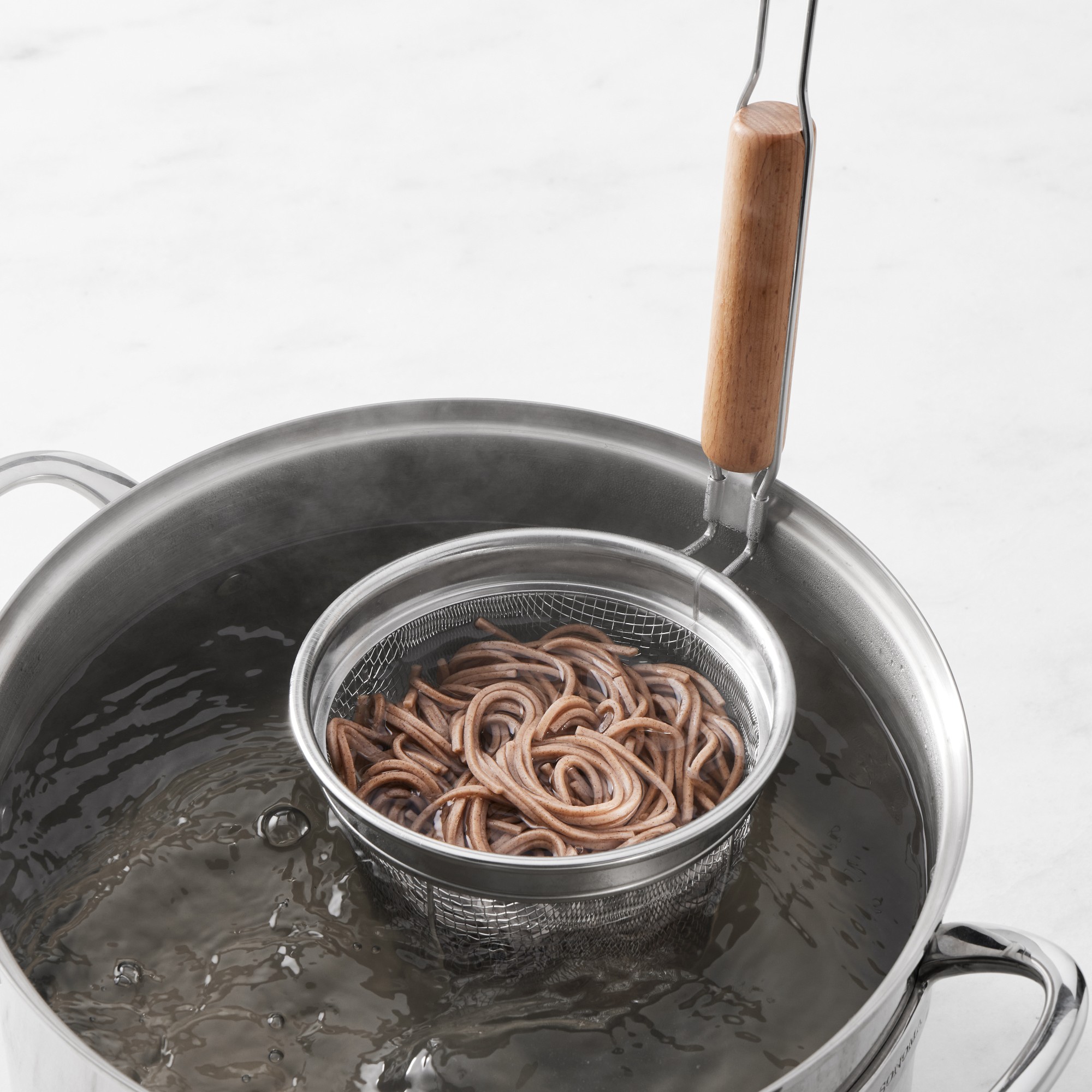 Williams Sonoma Noodle Basket, Beechwood