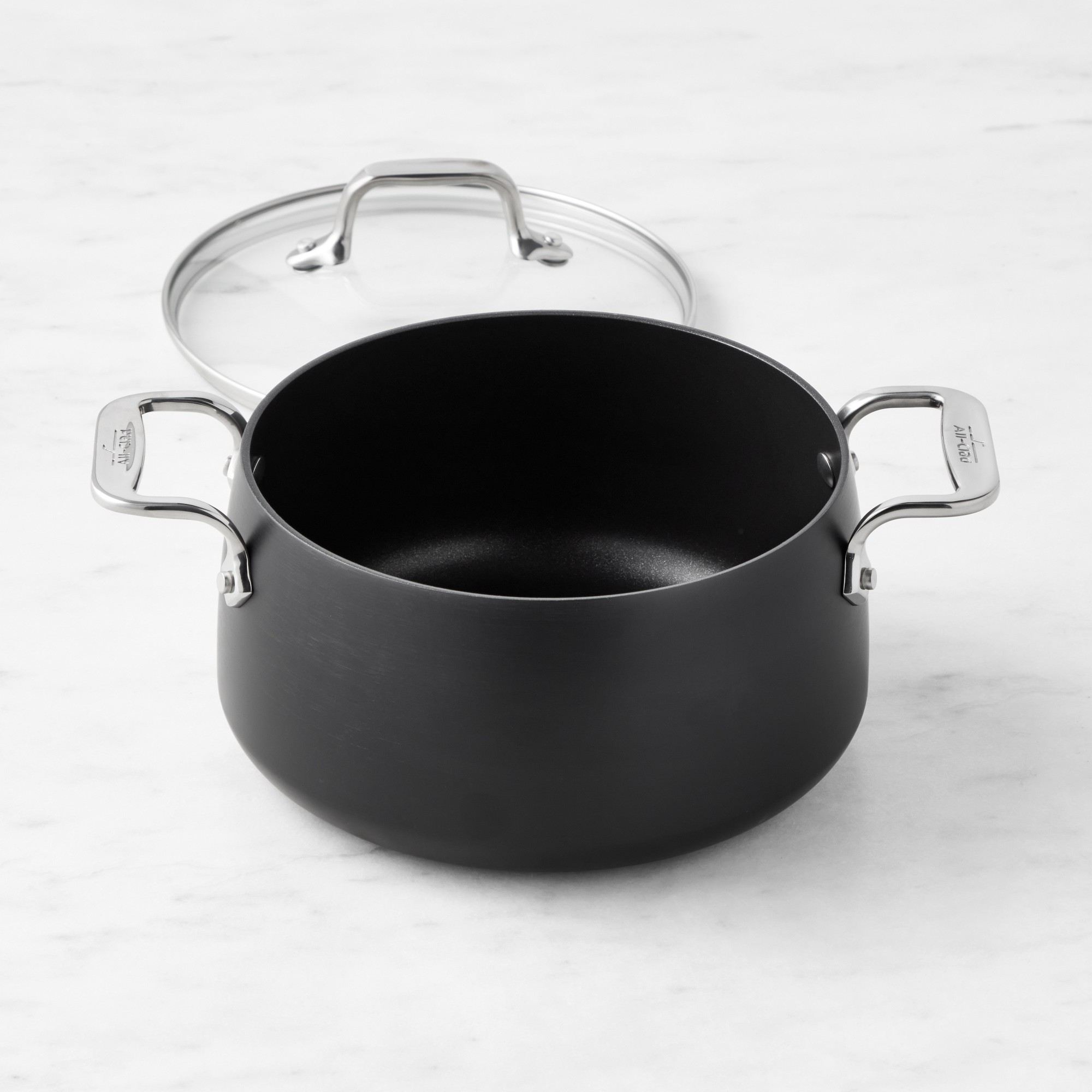 All-Clad HA1 Expert Hard Anodized Nonstick Soup Pot, 4-Qt.