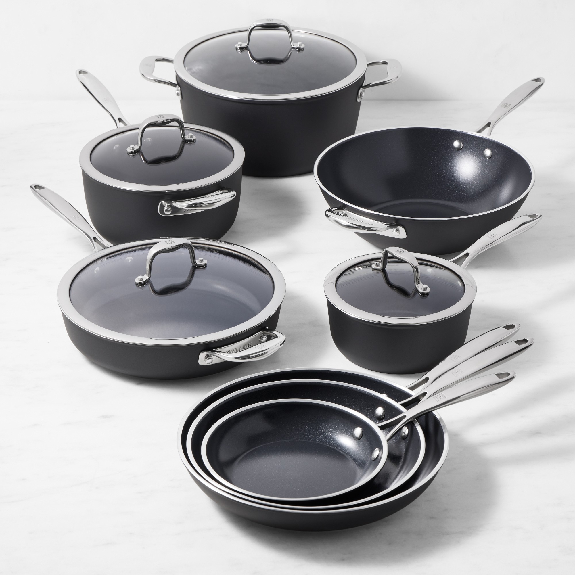 Zwilling Forte Plus Ceramic Nonstick 12-Piece Cookware Set