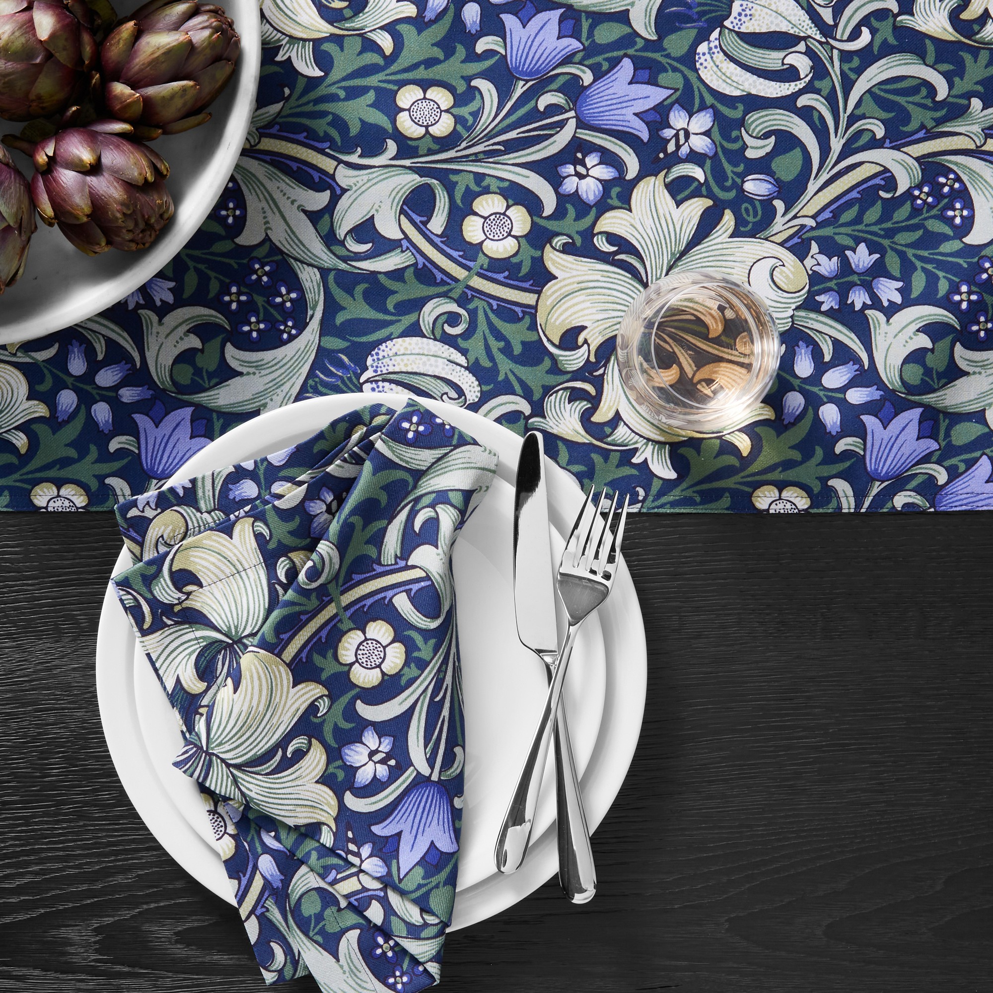 Morris & Co. x Williams Sonoma Golden Lilly Table Runner