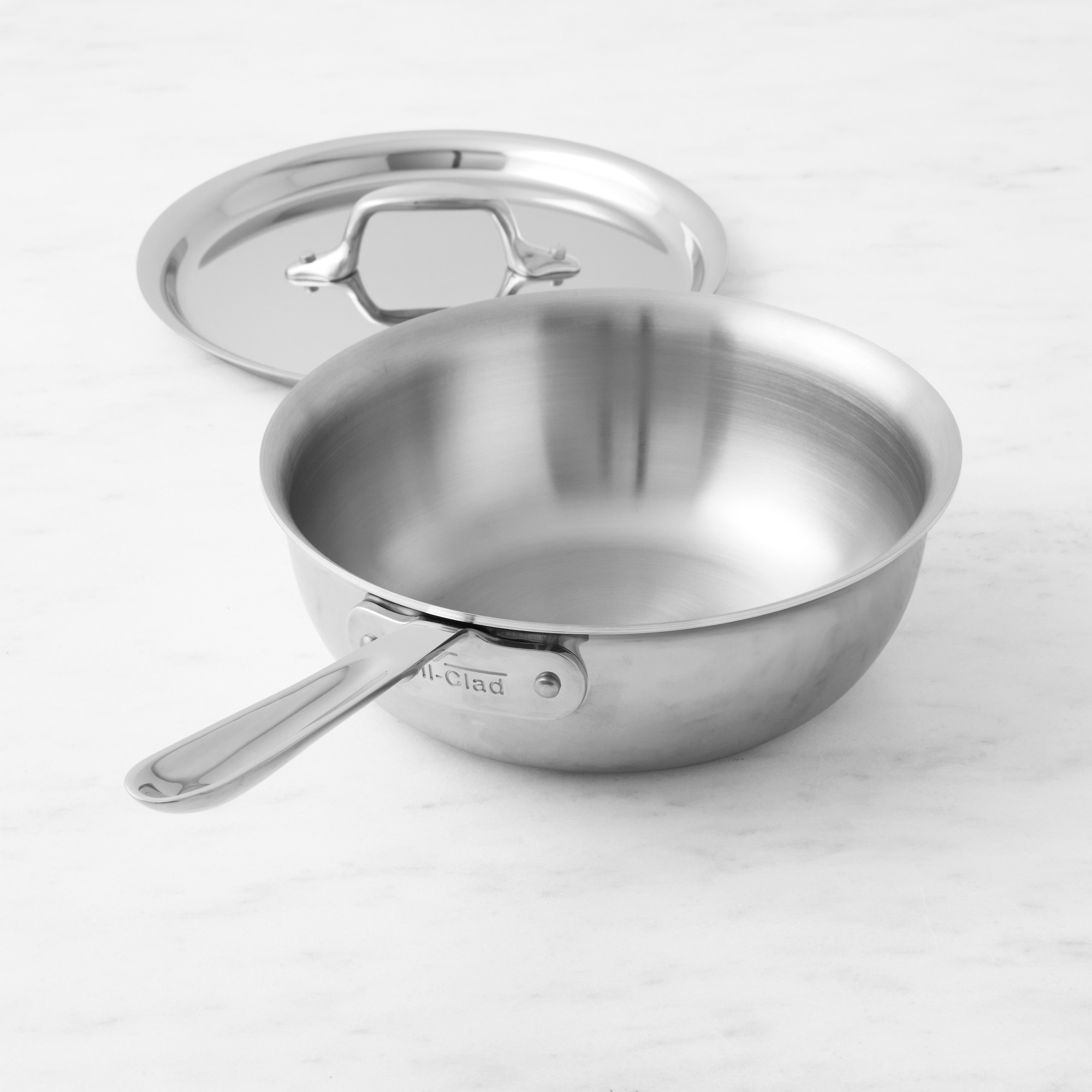 All-Clad D3® Tri-Ply Stainless-Steel Saucier