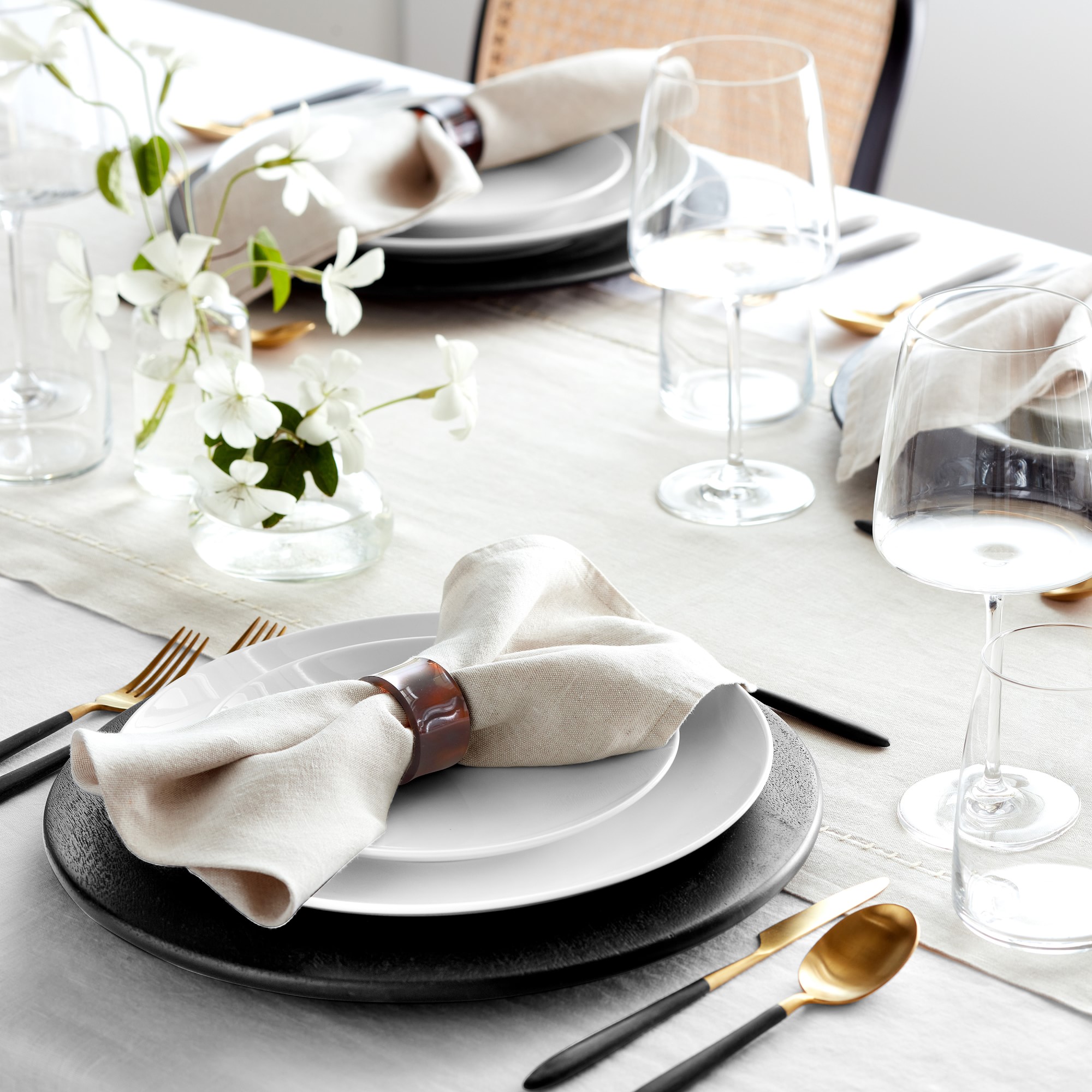 Italian Washed Linen Table Runner