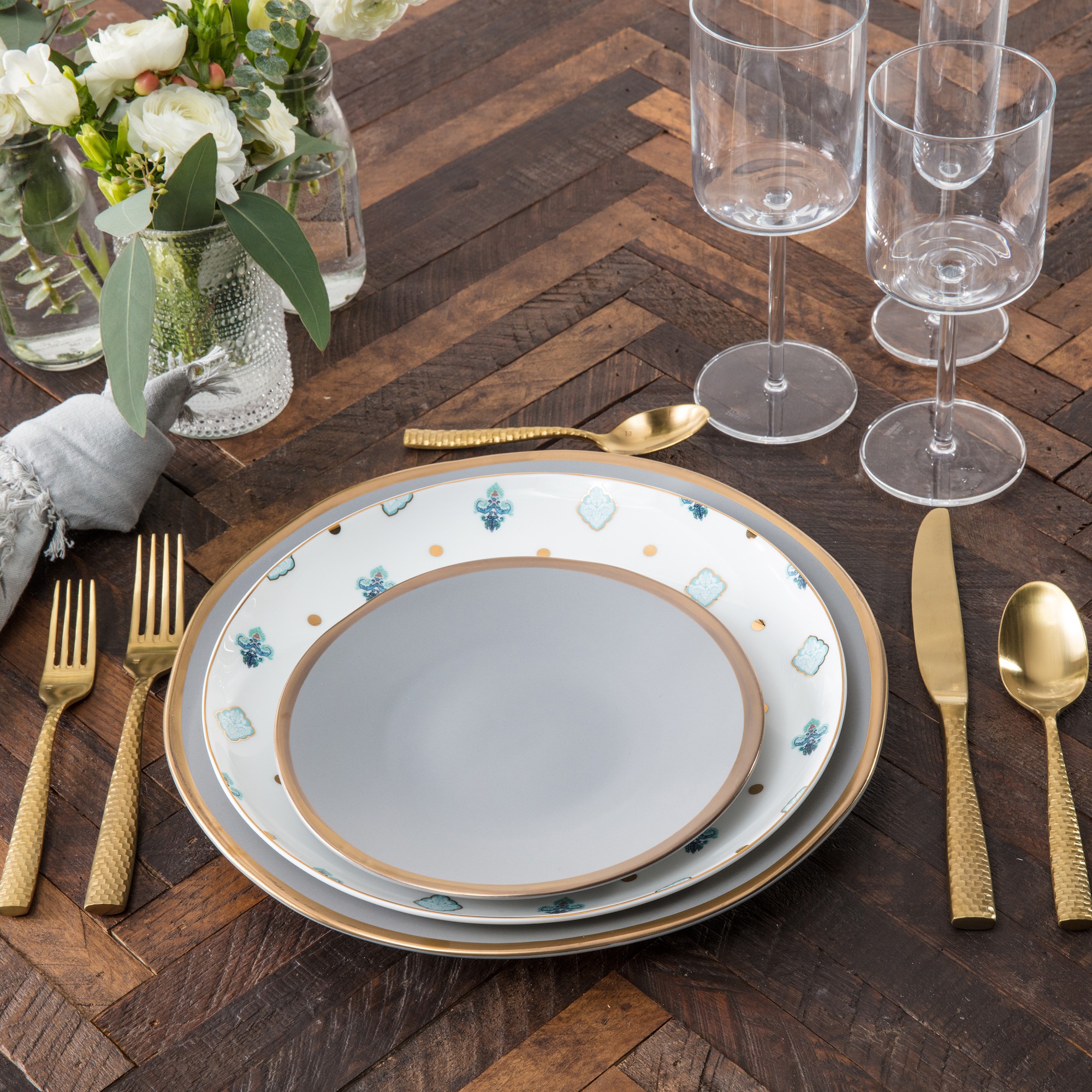 Fortessa Lucca Faceted Flatware Sets