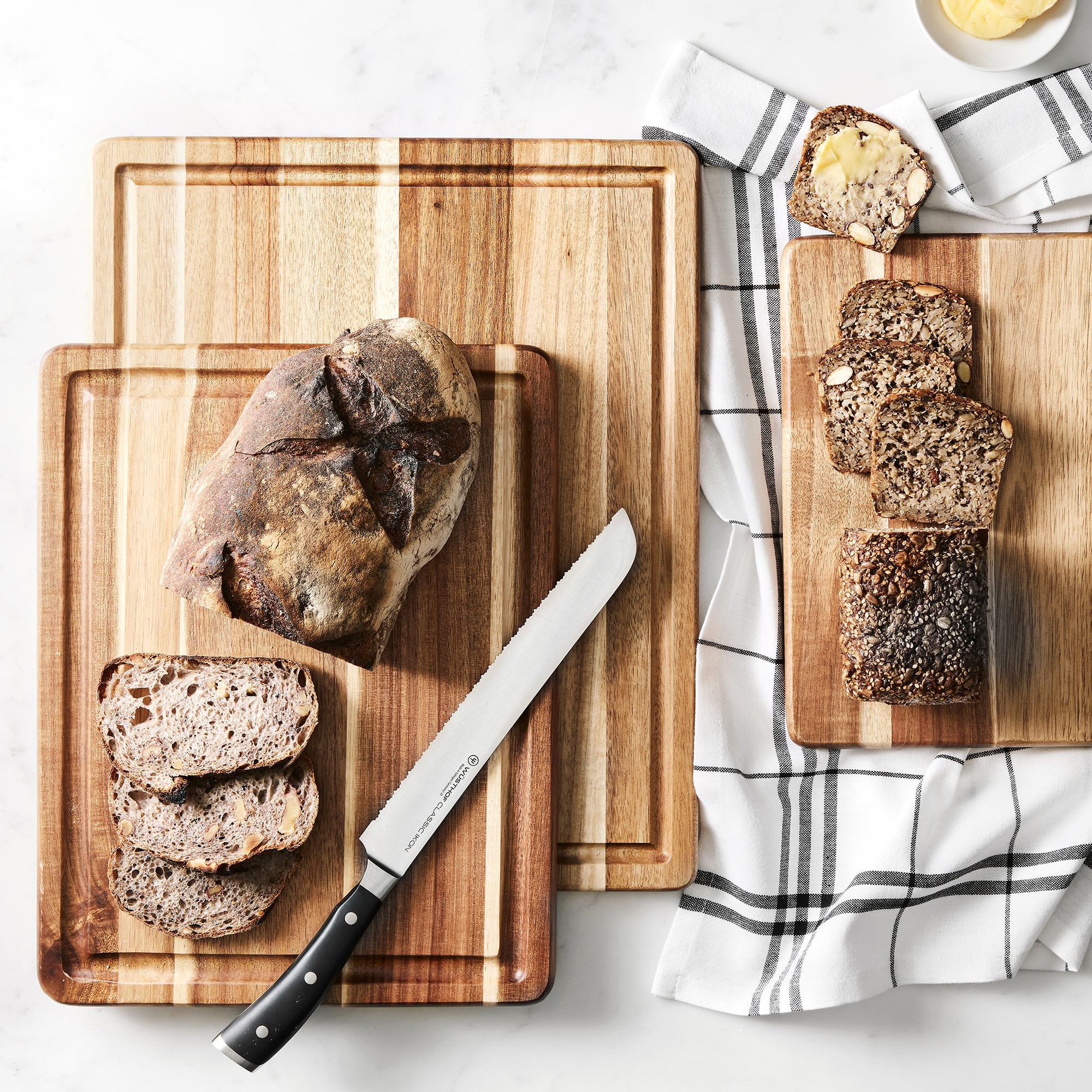 Williams Sonoma Cutting & Carving Board, Set of 3, Acacia