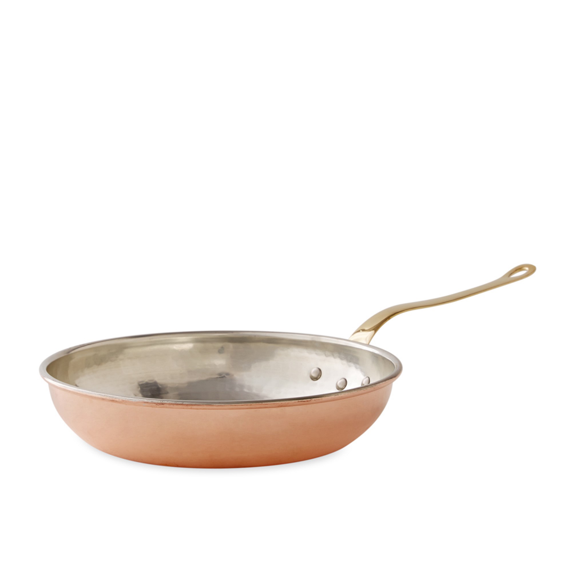 Ruffoni Historia Hammered Copper Fry Pan with Artichoke Handle, 11