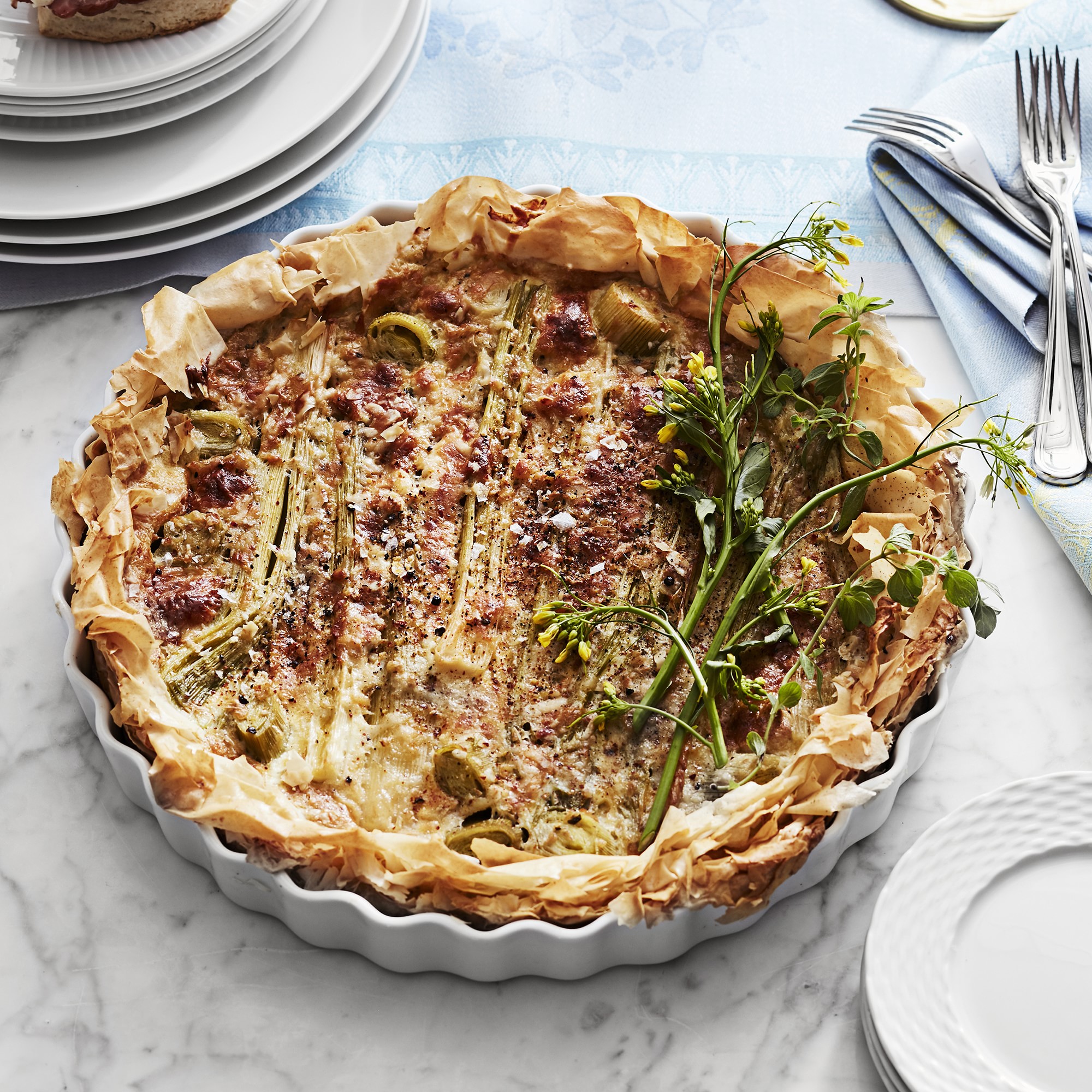 Pillivuyt Porcelain Quiche Dish