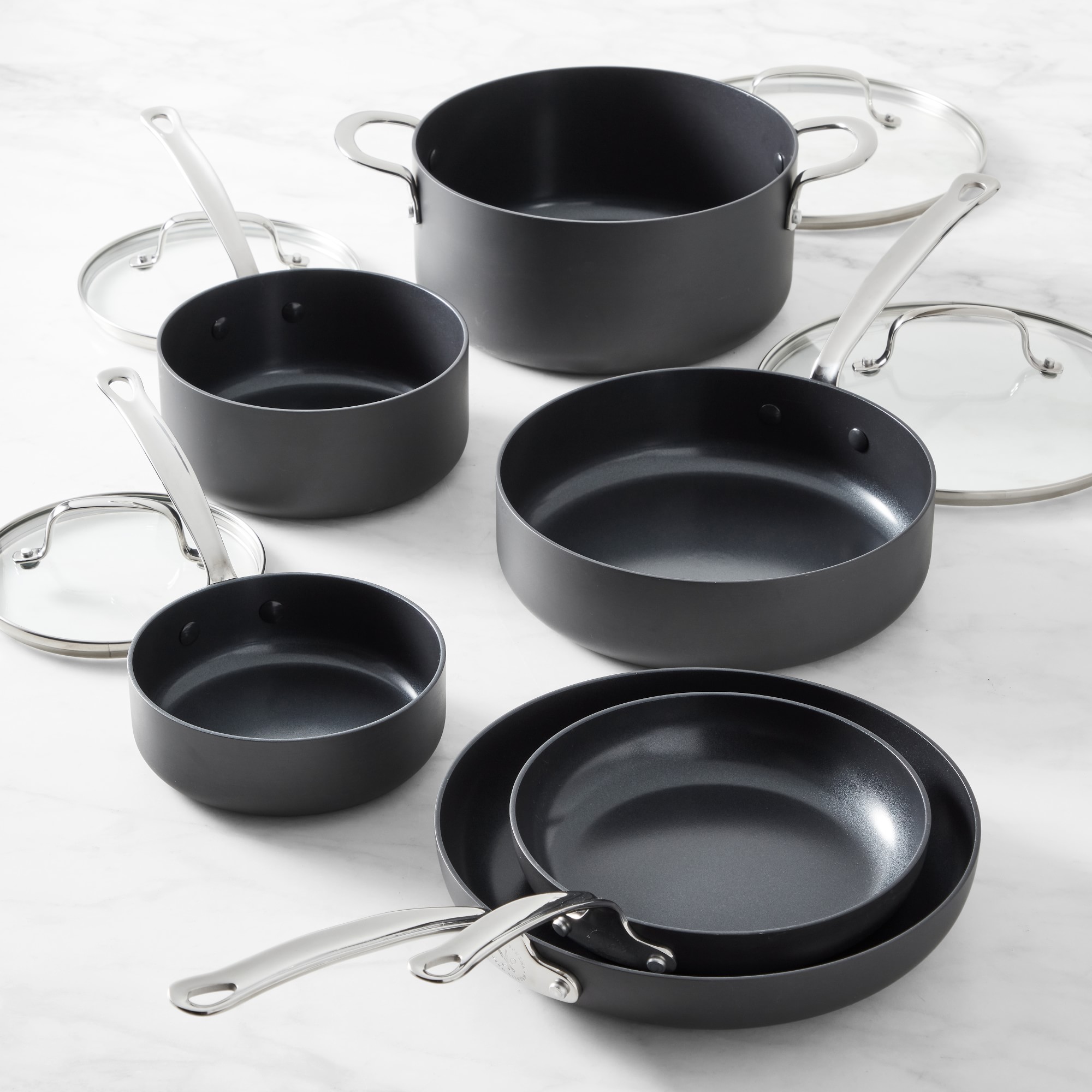 Open Kitchen by Williams Sonoma Ceramic Nonstick 10-Piece Cookware Set