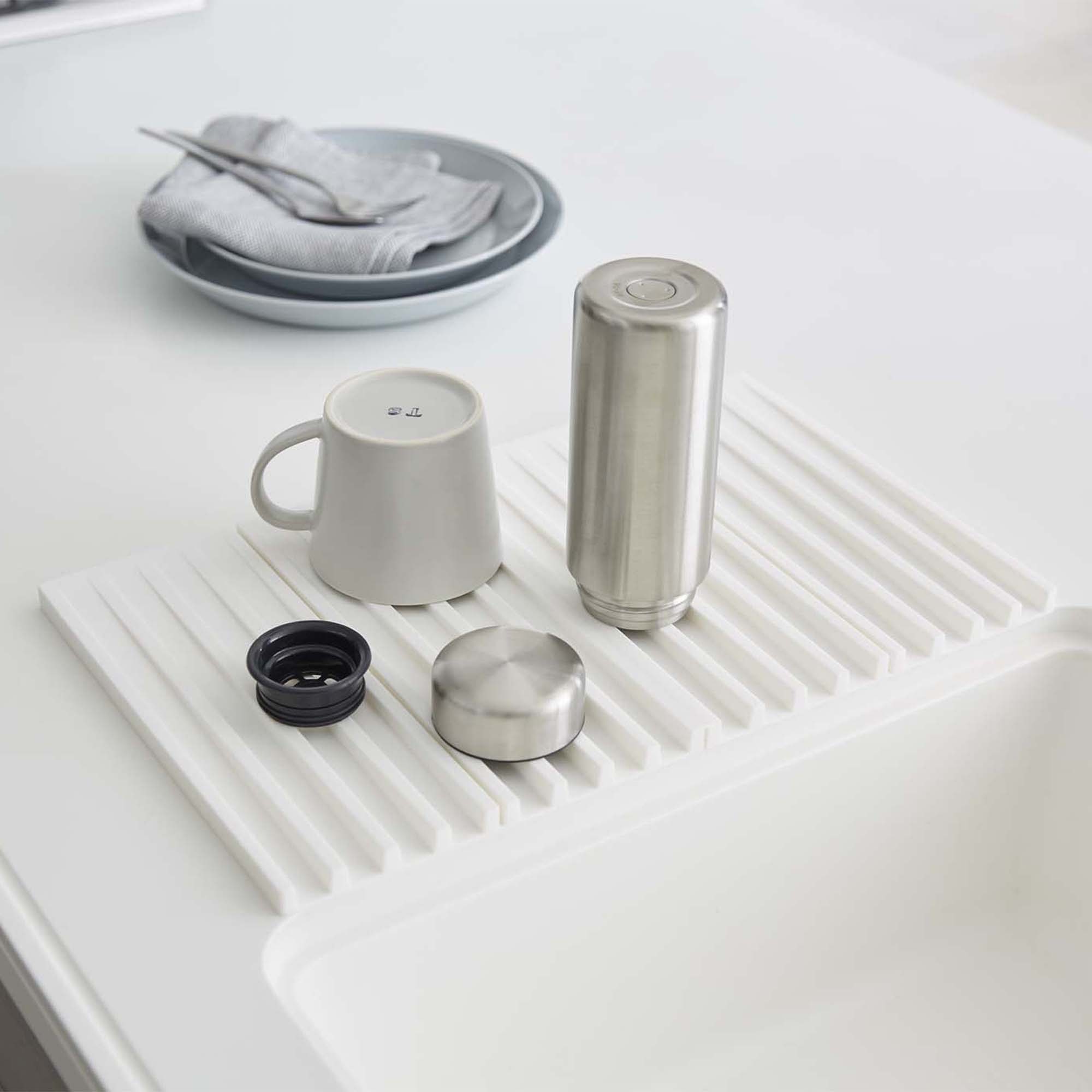 Yamazaki Home Tower Folding Dish Drainer Mat