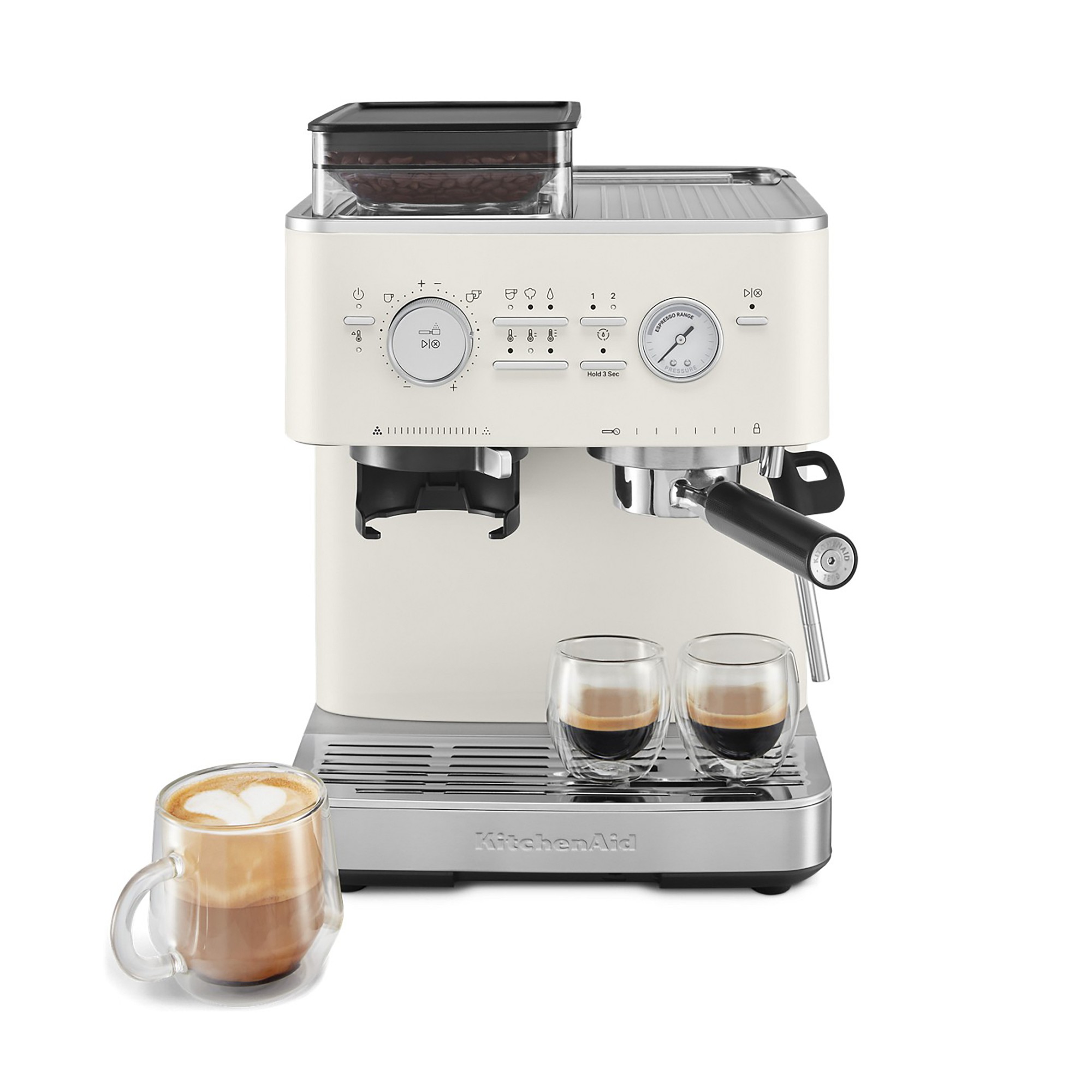 KitchenAid® Semi Automatic Espresso Machine with Grinder