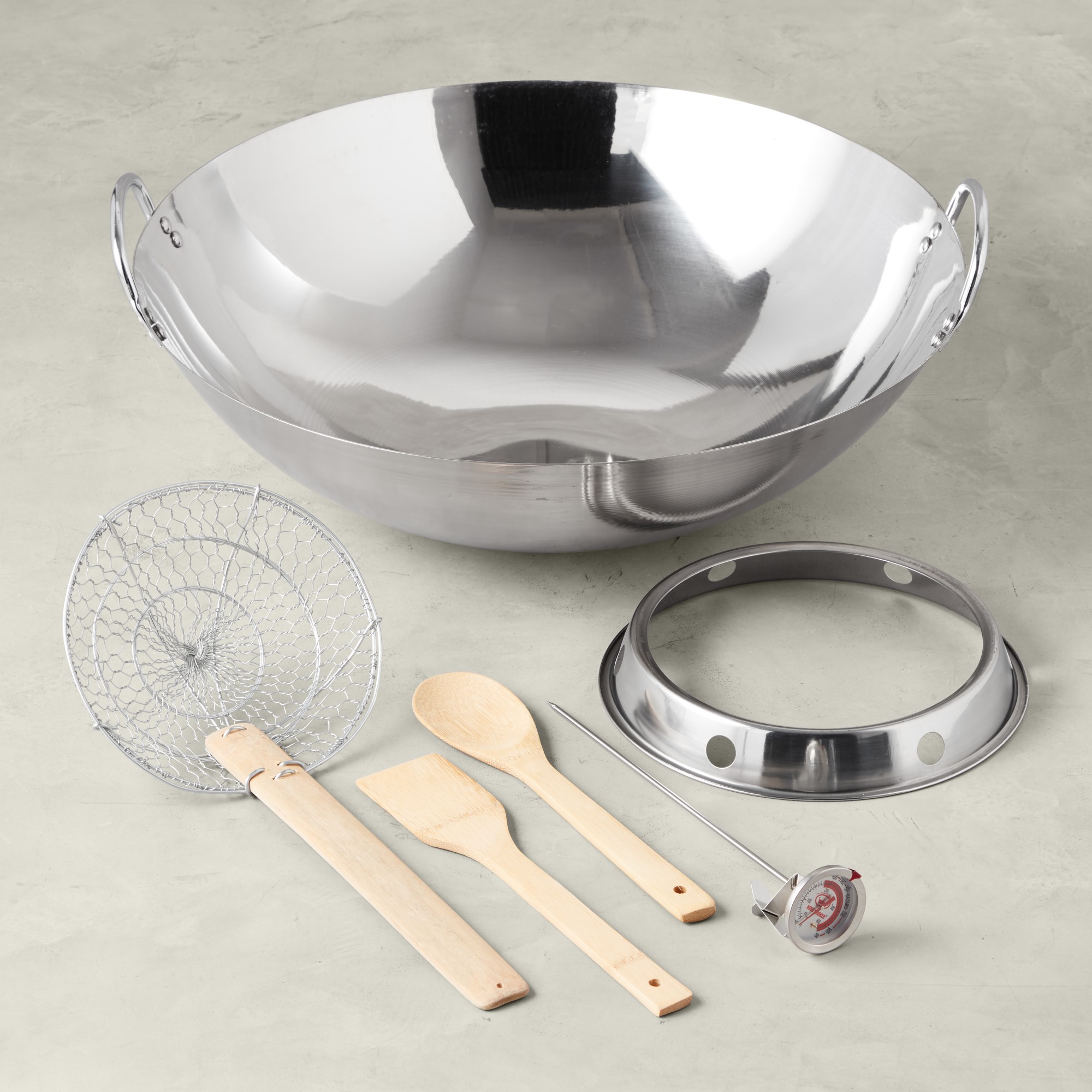 King Kooker Outdoor Cooker Package with Stainless-Steel Wok