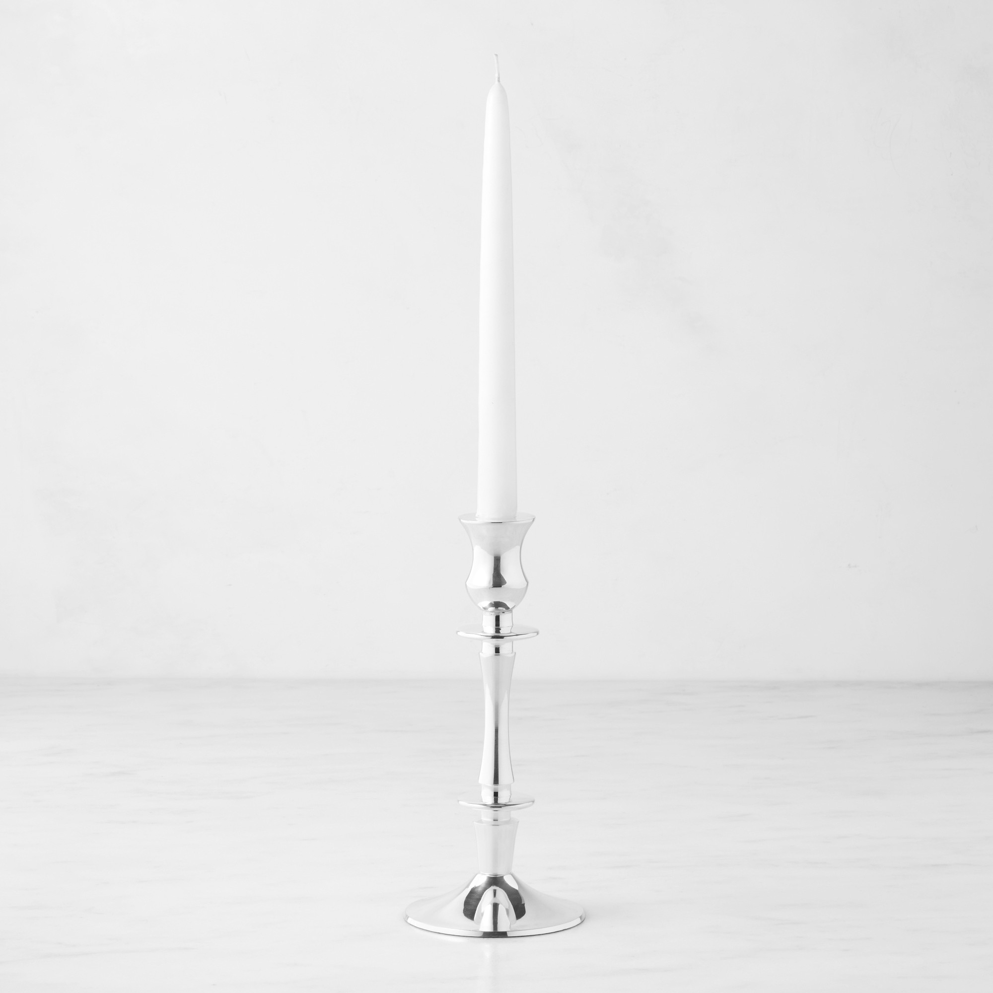 Heirloom Silver Taper Holders