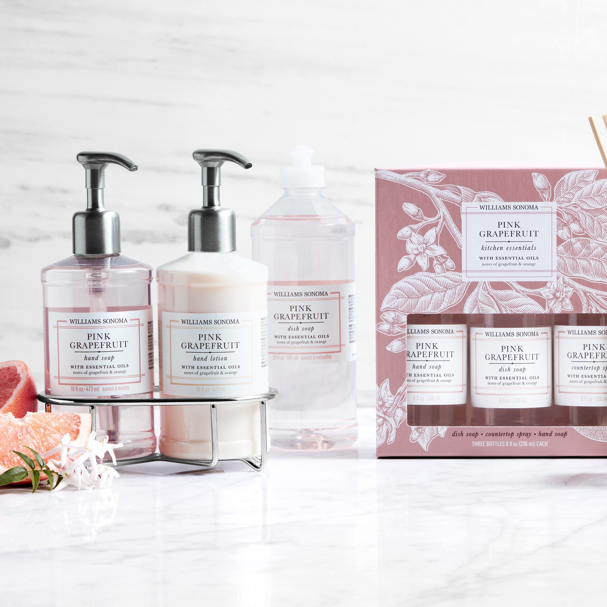 Williams Sonoma Pink Grapefruit Kitchen Essentials Kit