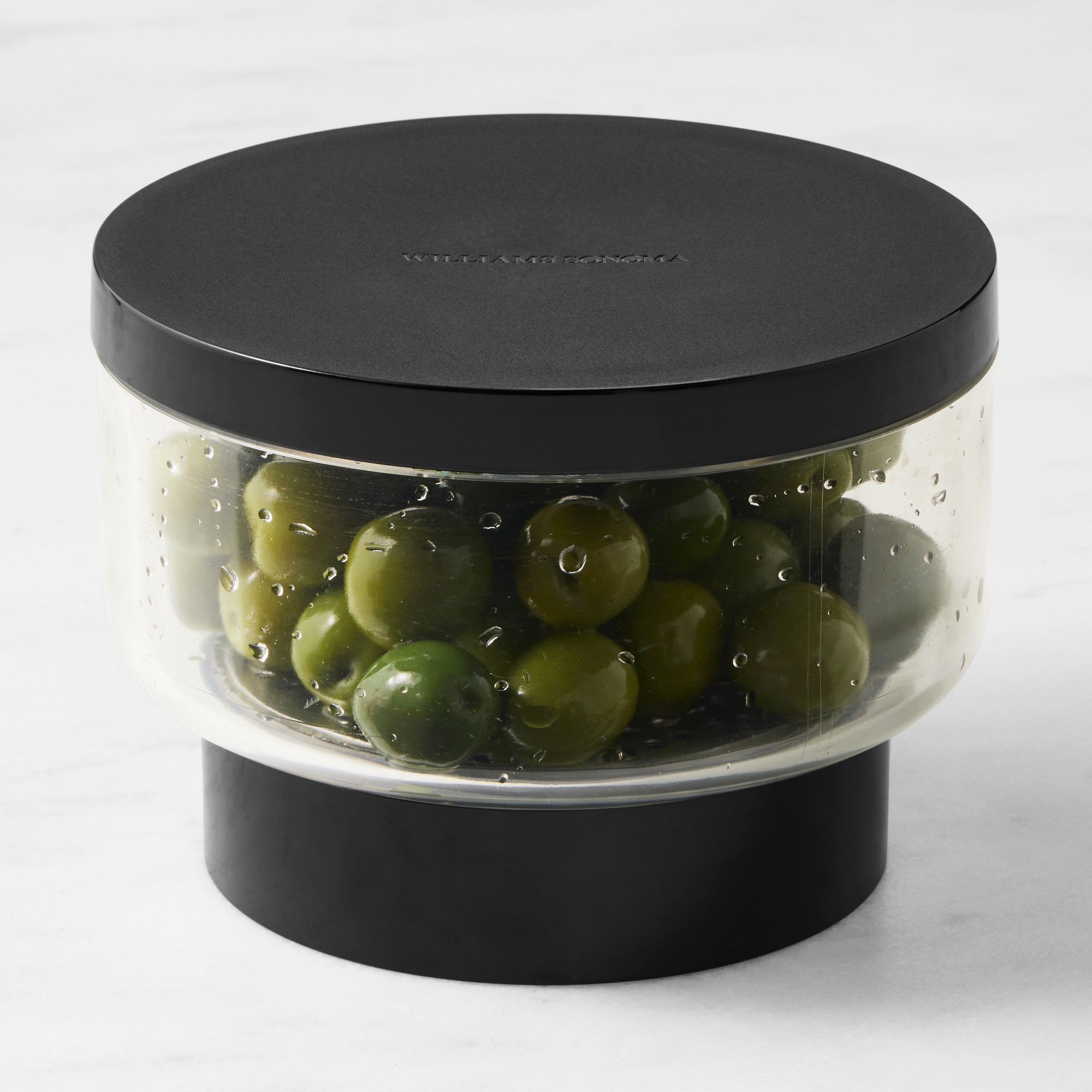 Williams Sonoma Dual Sided Straining Jar