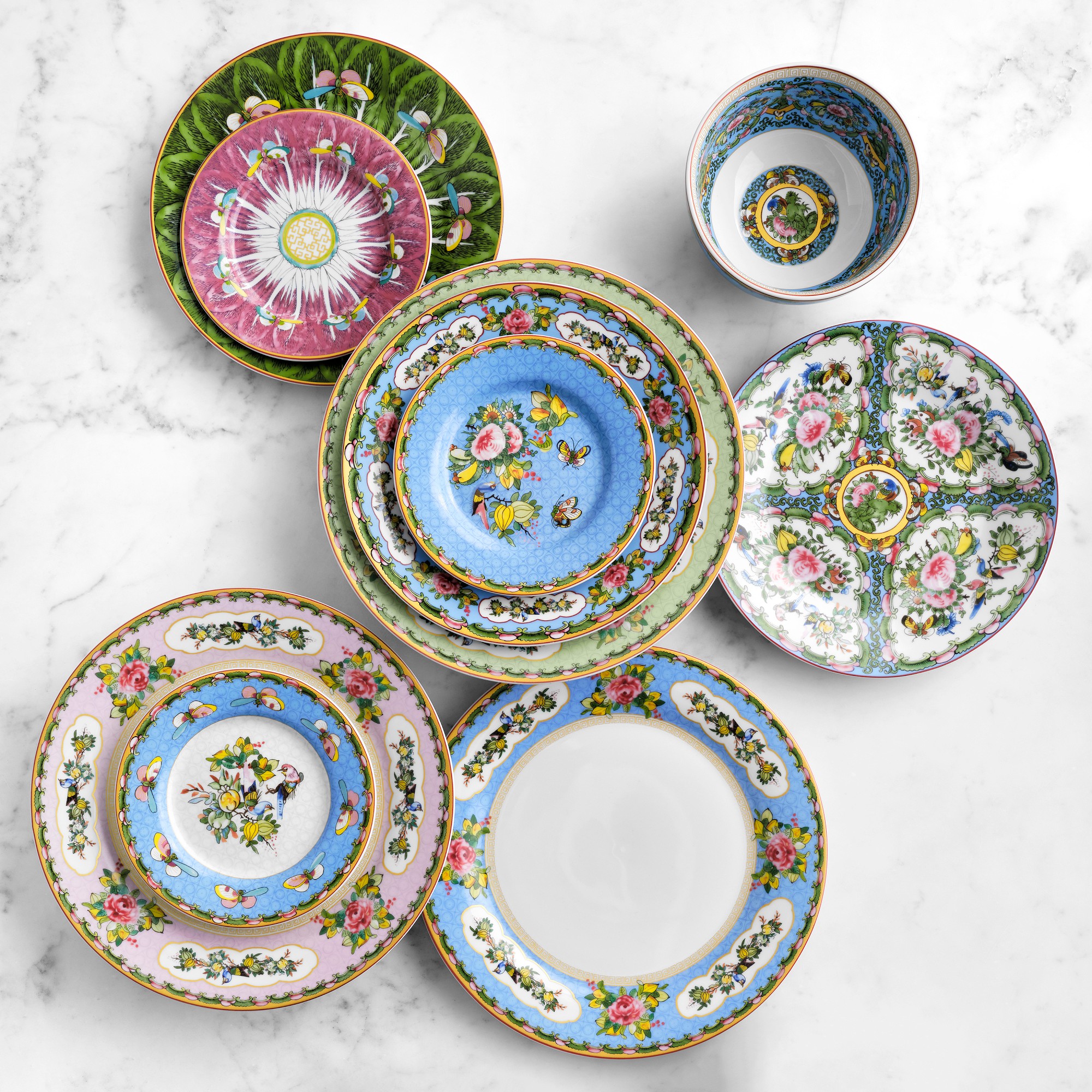 Famille Rose Cereal Bowls