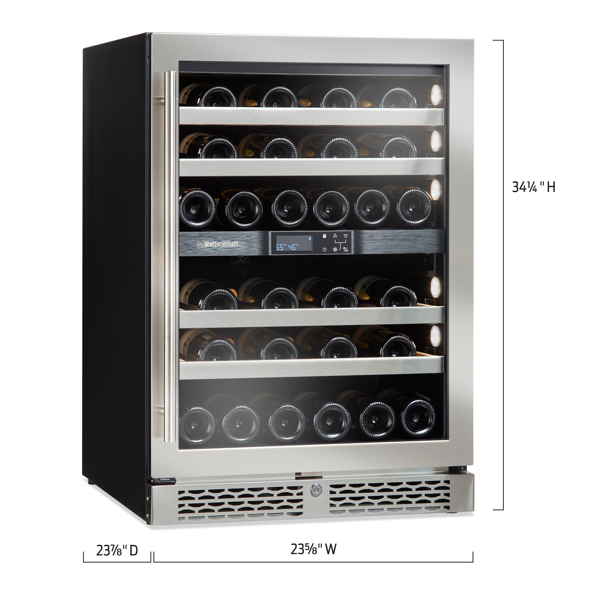 Wine Enthusiast Prestige S 24 Dual Zone Undercounter Smart Wi-Fi Wine Cellar
