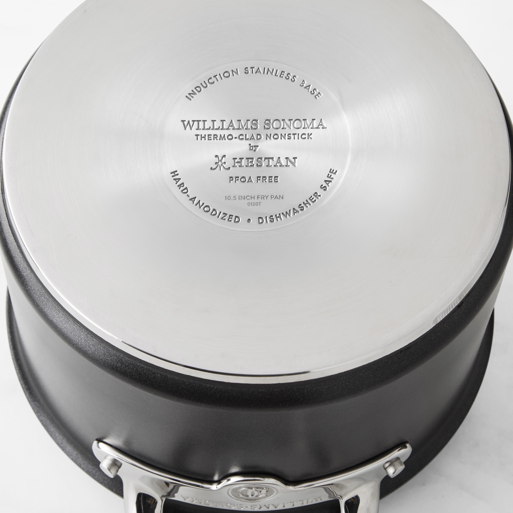 Williams Sonoma Signature Thermo-Clad™ Stainless-Steel Nonstick Saucepan Set, 2 & 4-Qt.