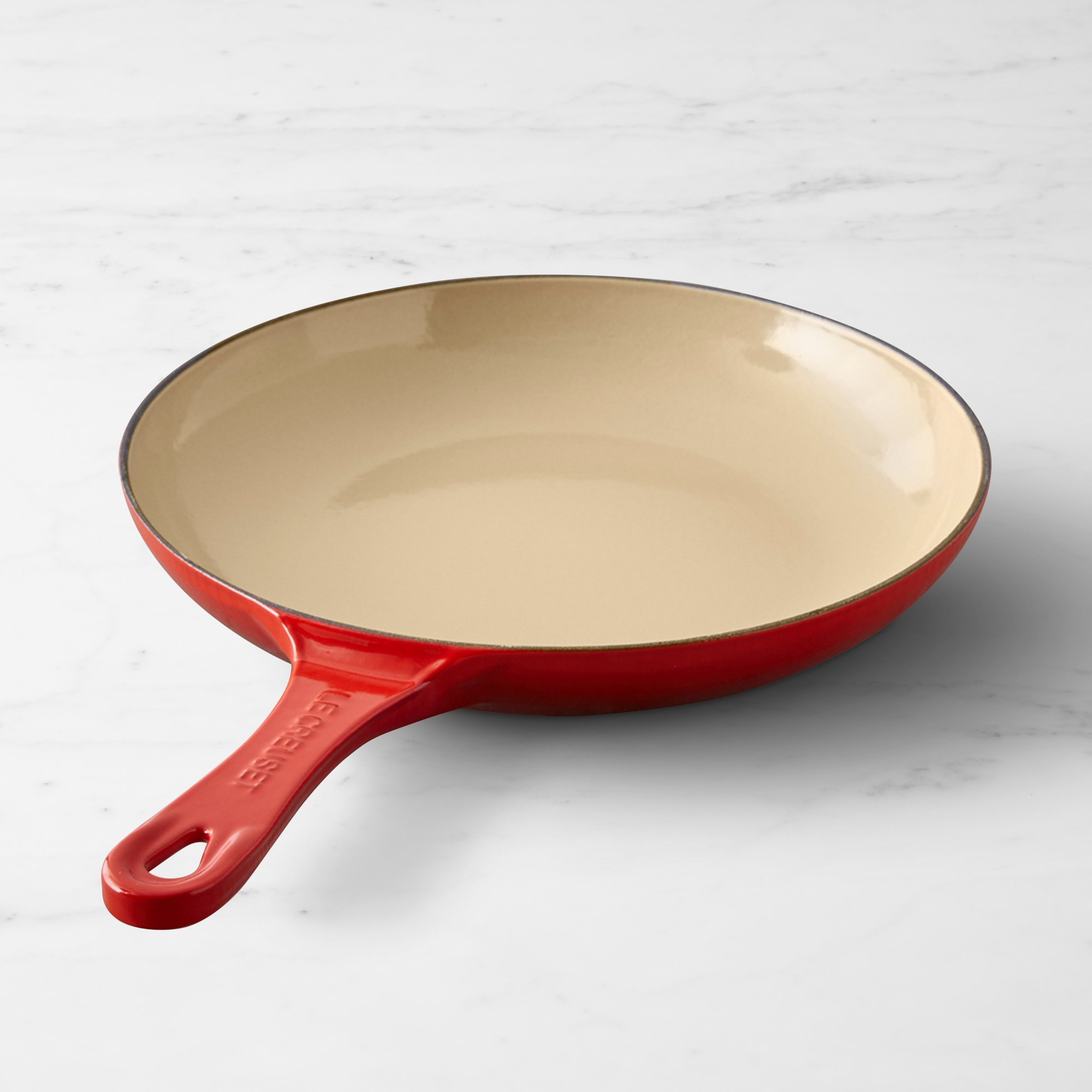 Le Creuset Enameled Cast Iron Shallow Fry Pan, 9 3/4