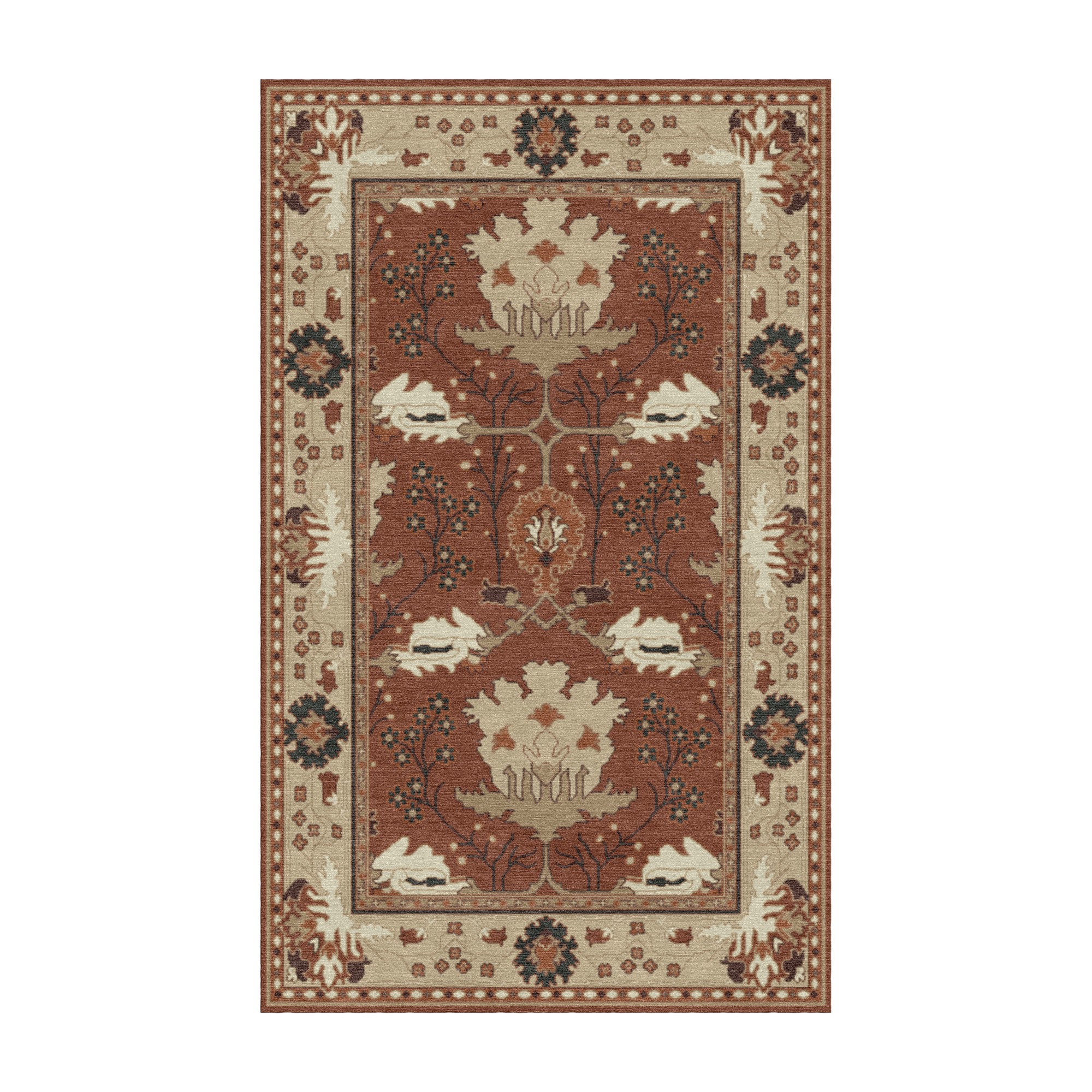 Fleur Hand Knotted Rug