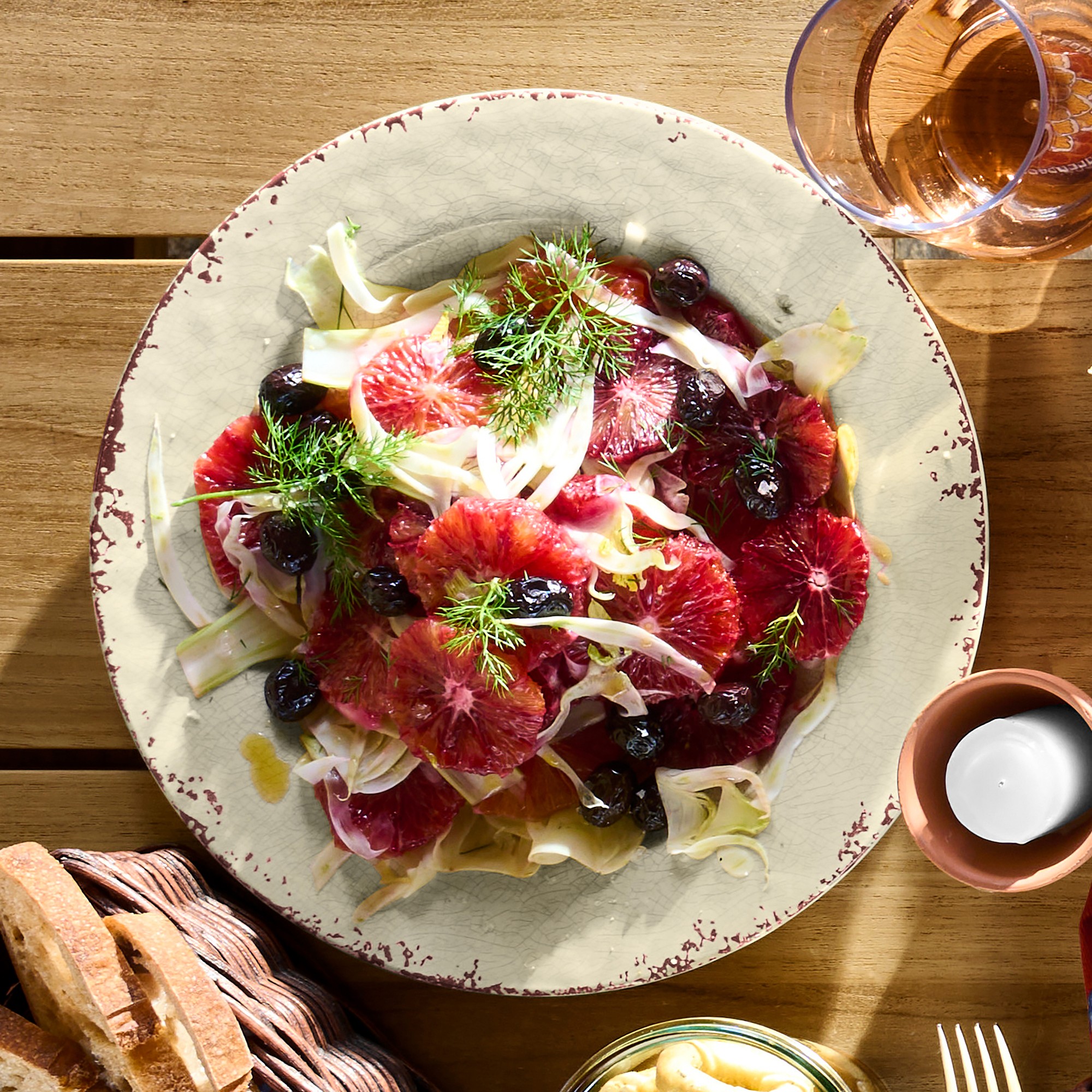 Rustic® Outdoor Melamine 12-Piece Dinnerware Set