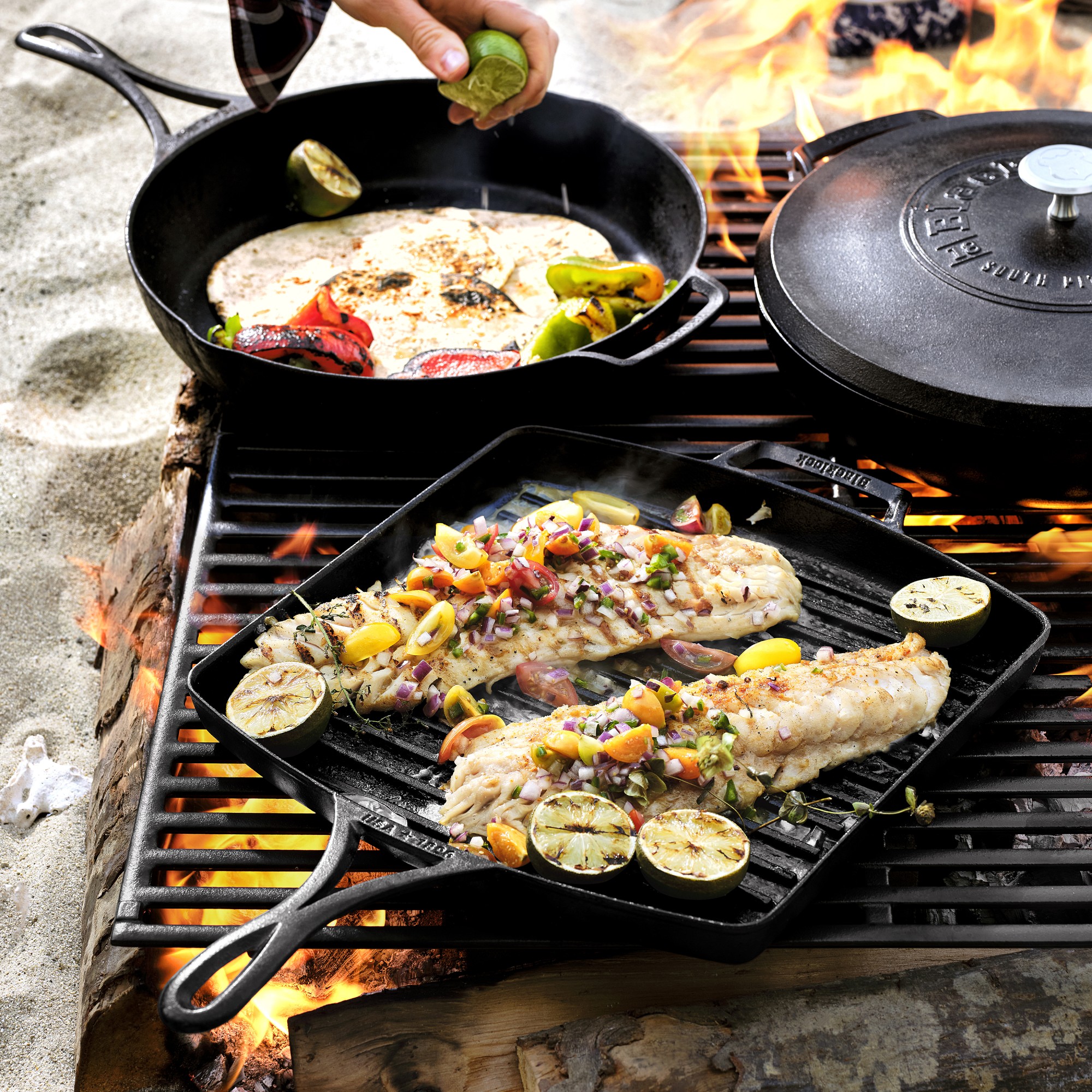 Lodge Blacklock Triple Seasoned Cast Iron Skillet