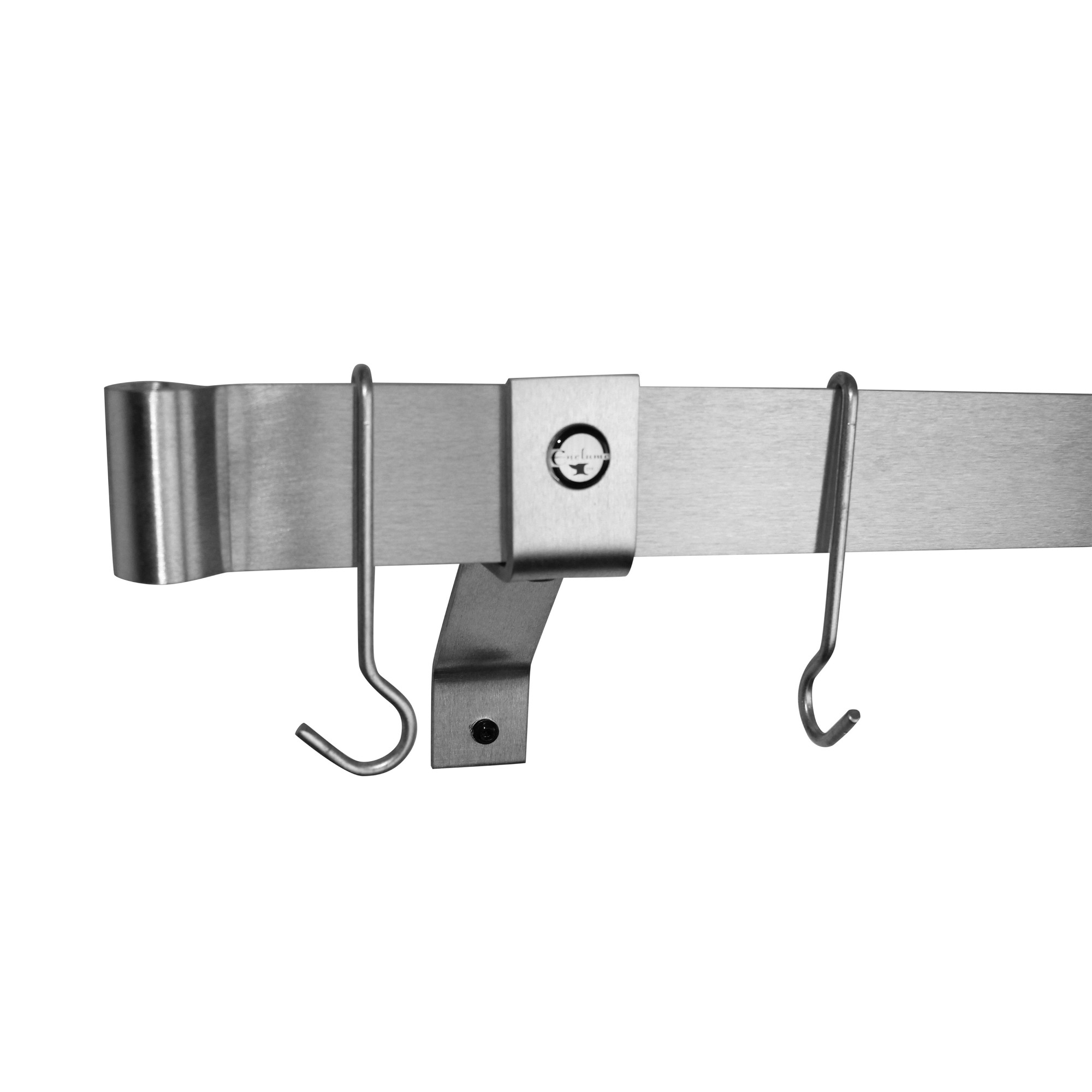 Enclume  Rolled-End Bar Wall-Mounted Pot Rack