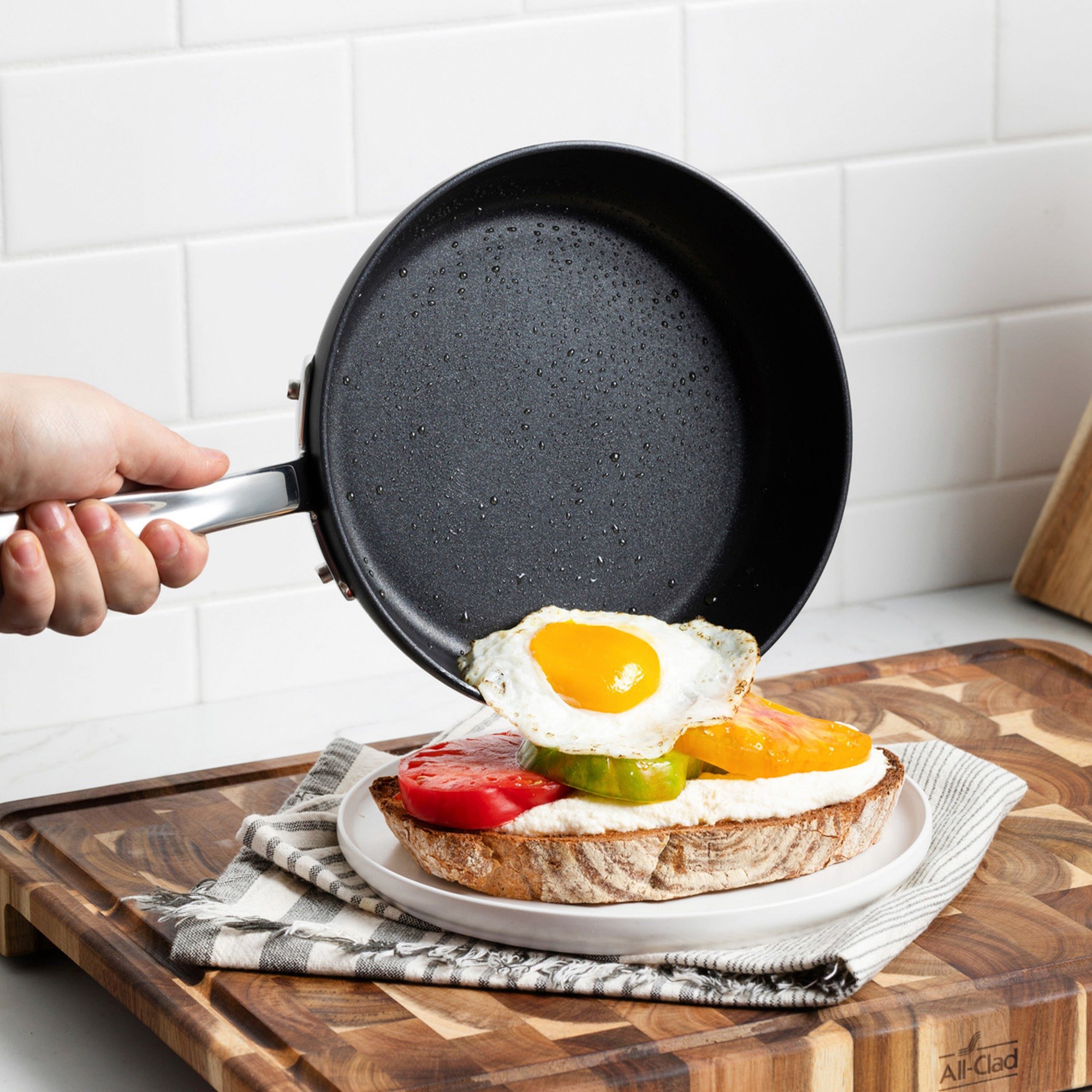 All-Clad HA1 Expert Hard Anodized Nonstick Fry Pan, 10