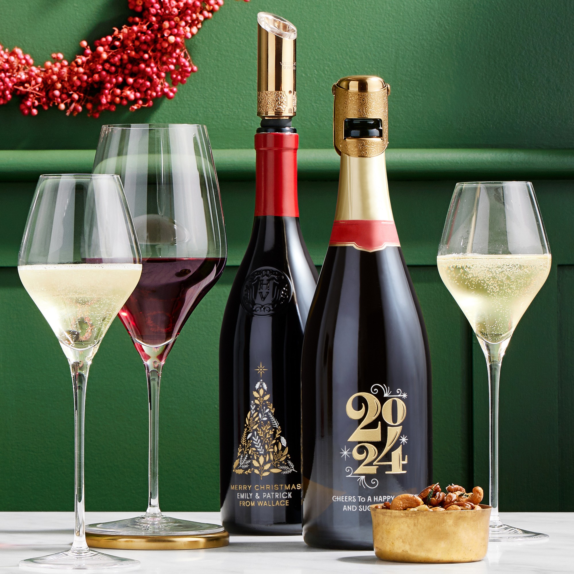 Williams Sonoma Chateau Cabernet Glasses, Set of 2