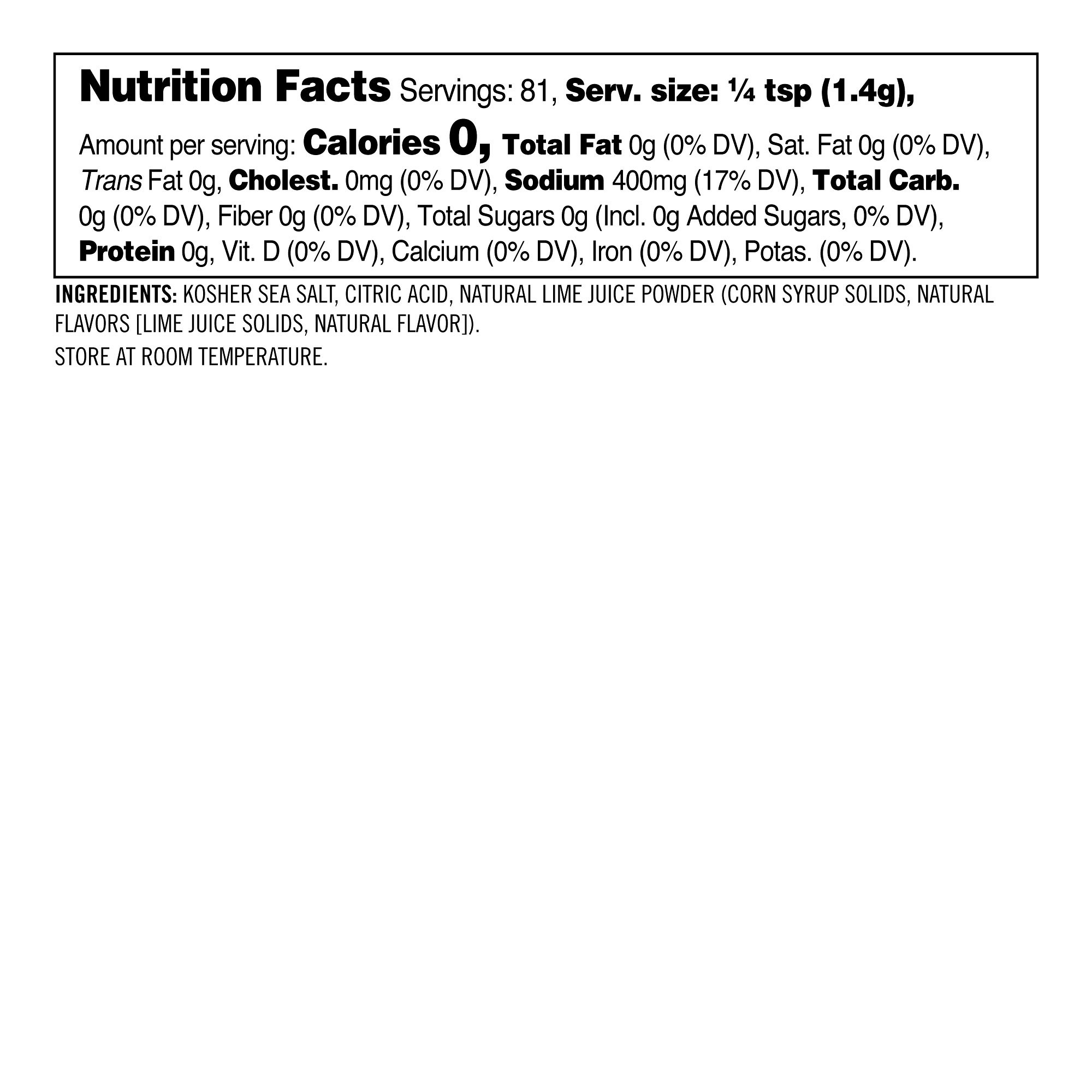 Williams Sonoma Chile Margarita Rimming Salt