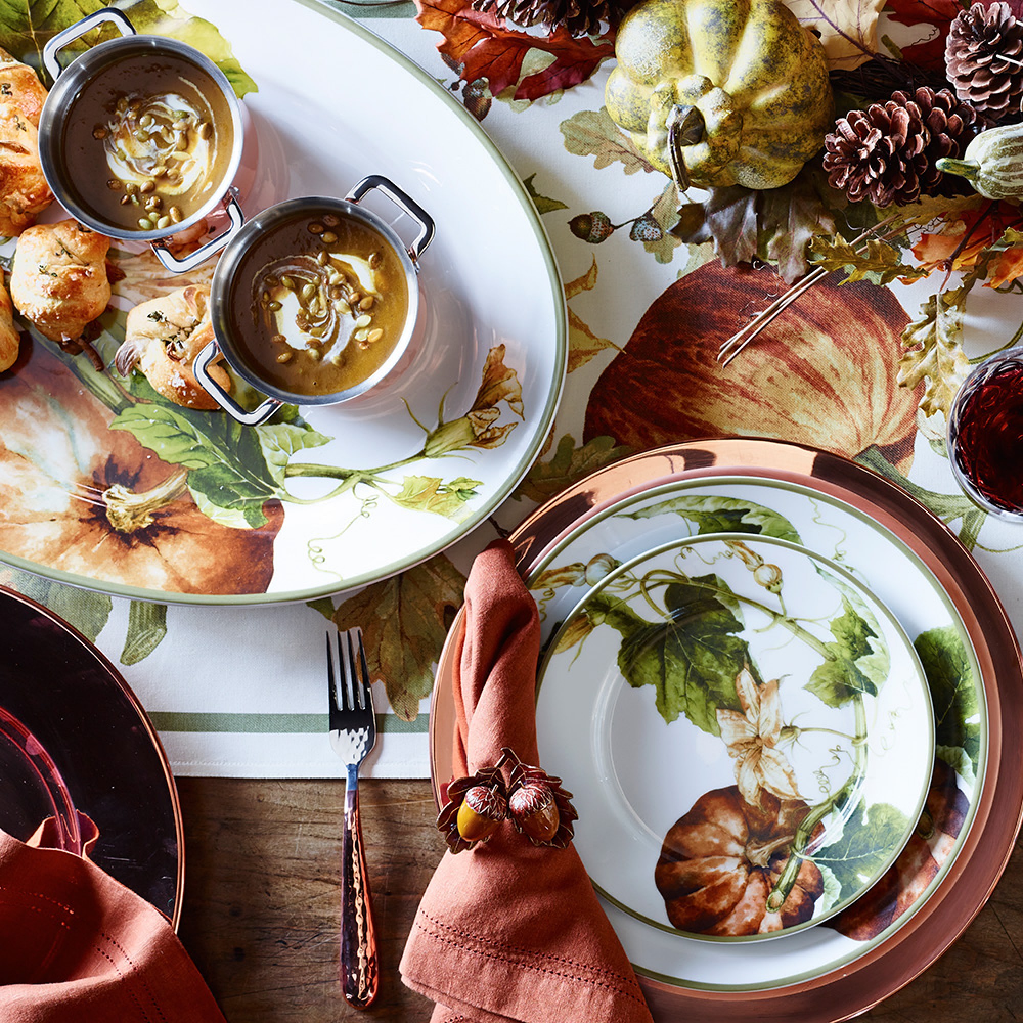 Williams Sonoma Mini Copper Cocottes, Set of 4