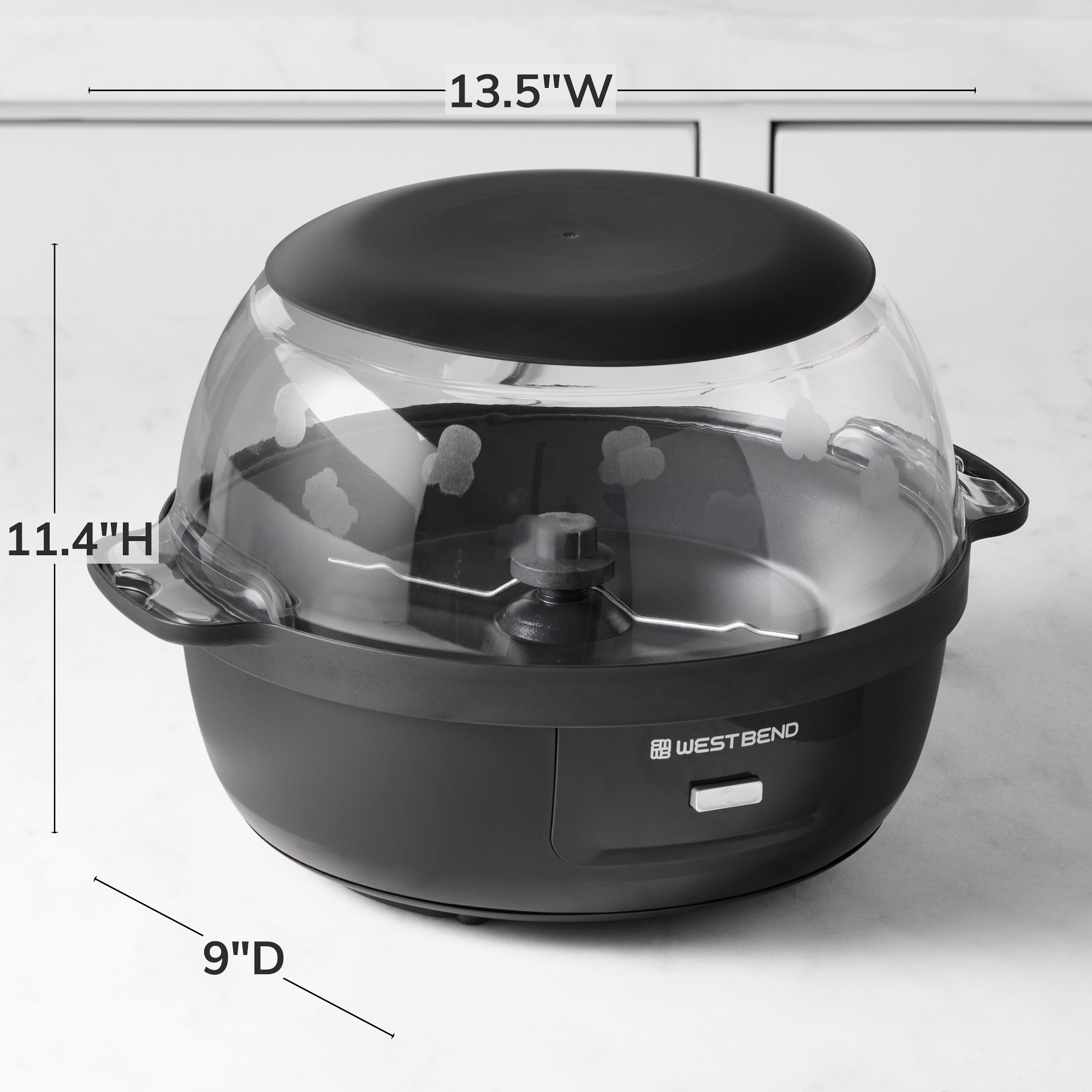 West Bend Stir Crazy Popcorn Maker, 6-Qt.