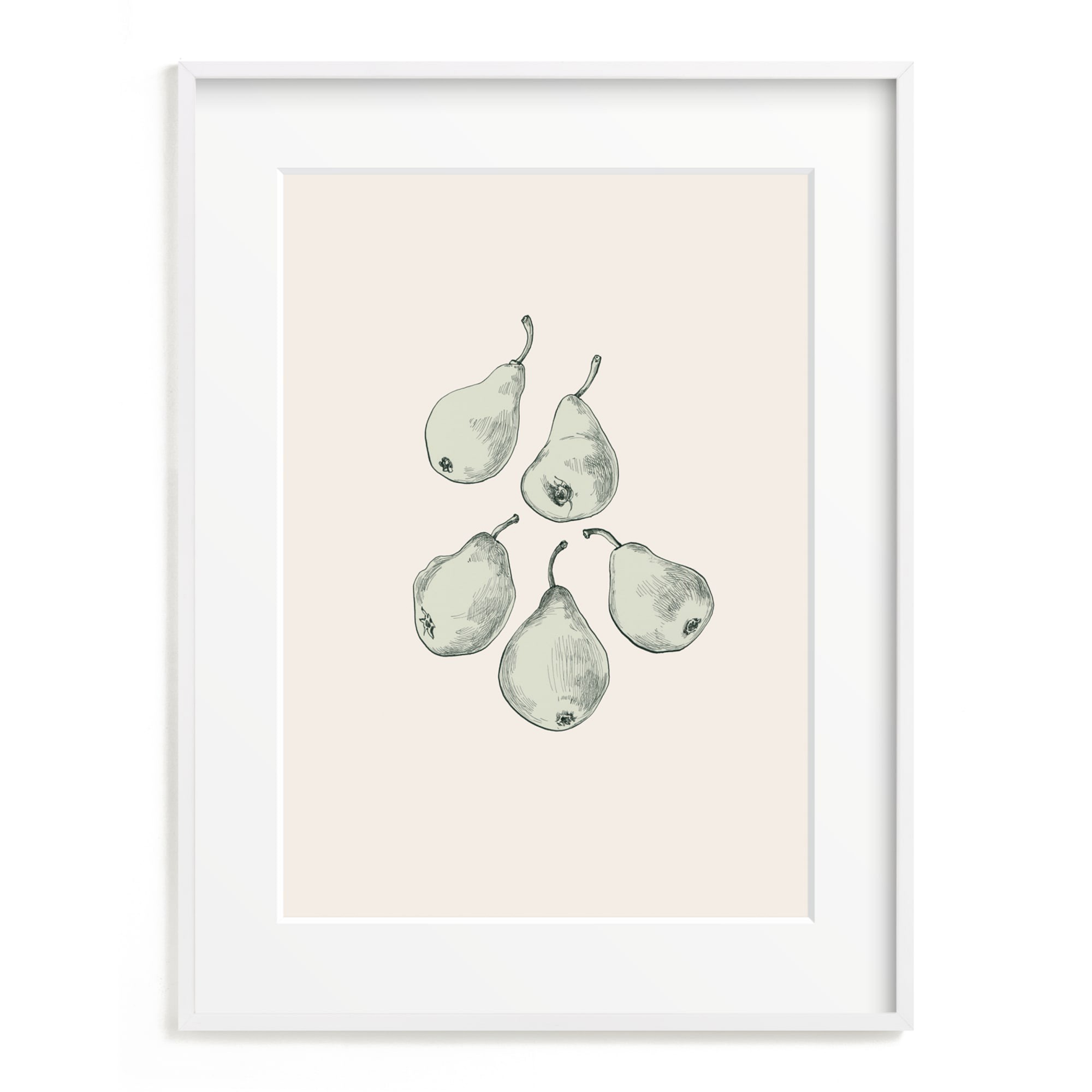 Pears as Tears Limited Edition Kitchen Art by Minted