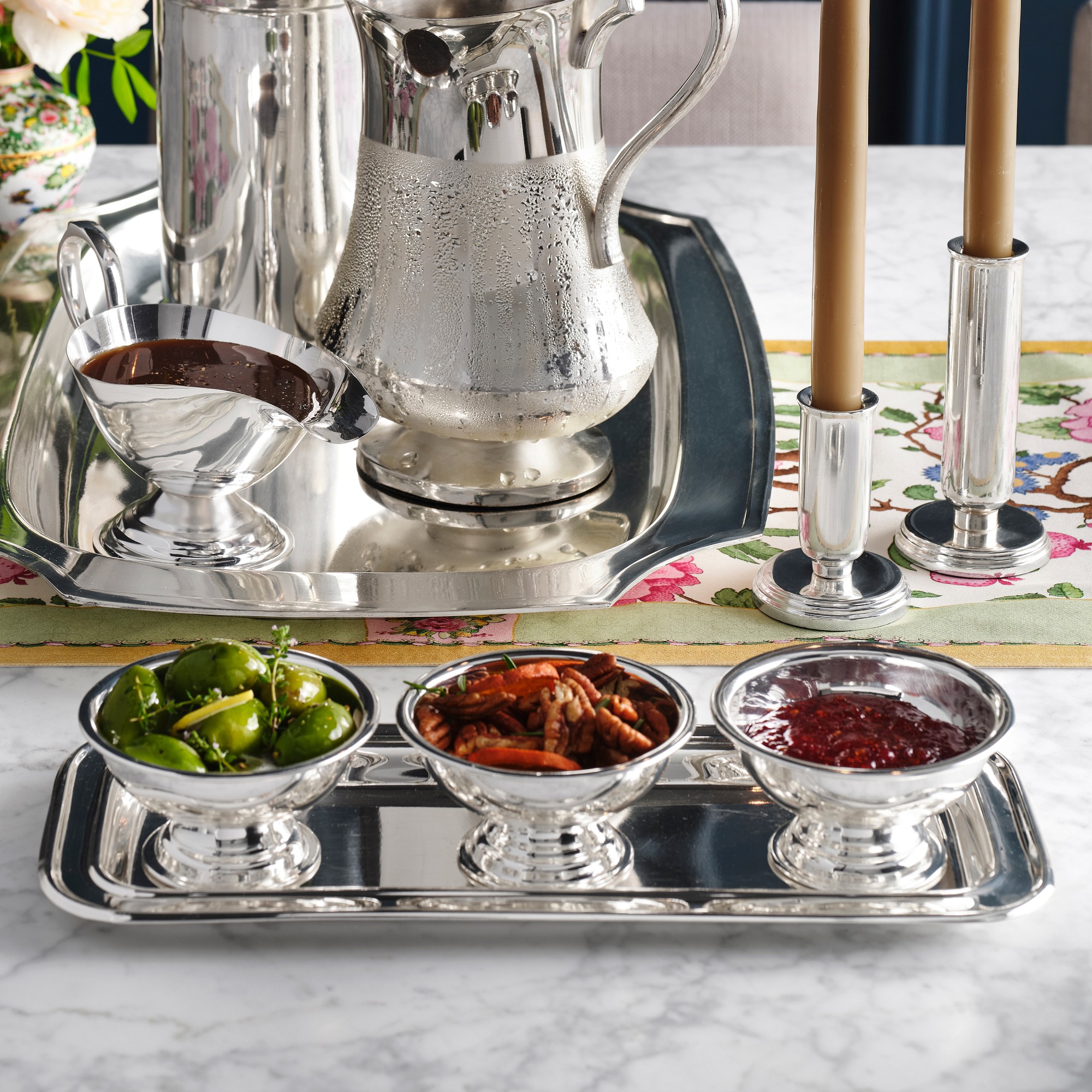 Heirloom Silver Condiment Tray