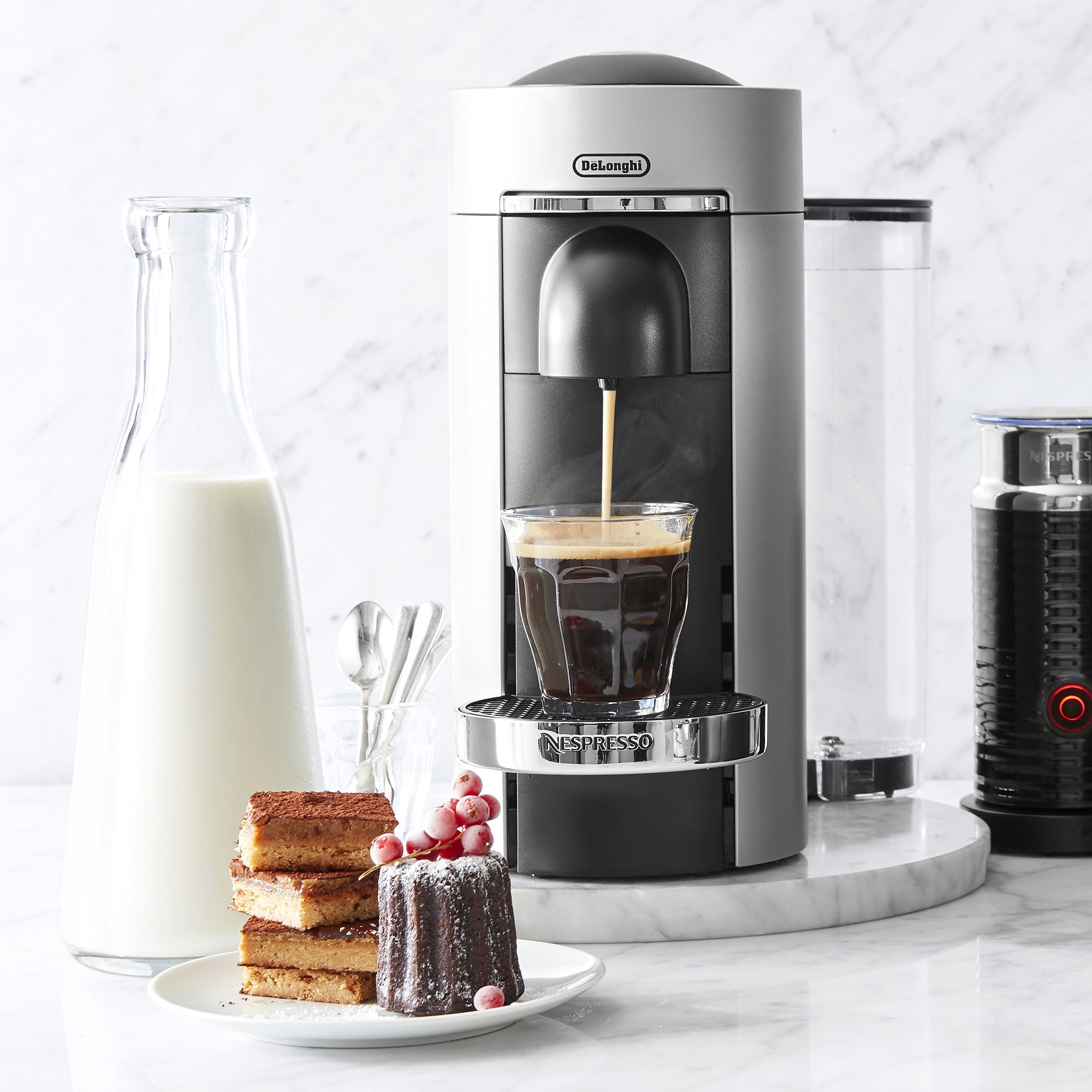 Nespresso VertuoPlus Deluxe Coffee Maker & Espresso Machine By De'Longhi