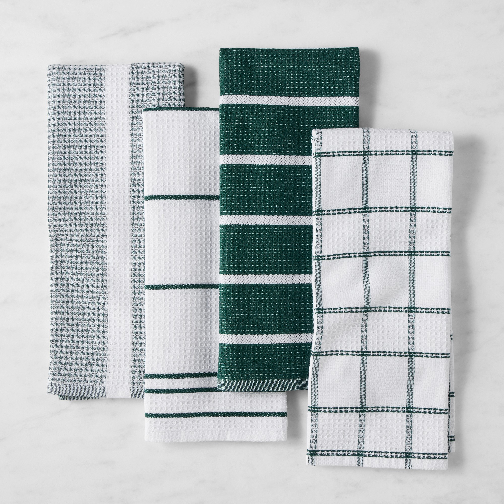 Williams Sonoma Super Absorbent Waffle Weave Towels, Set of 4