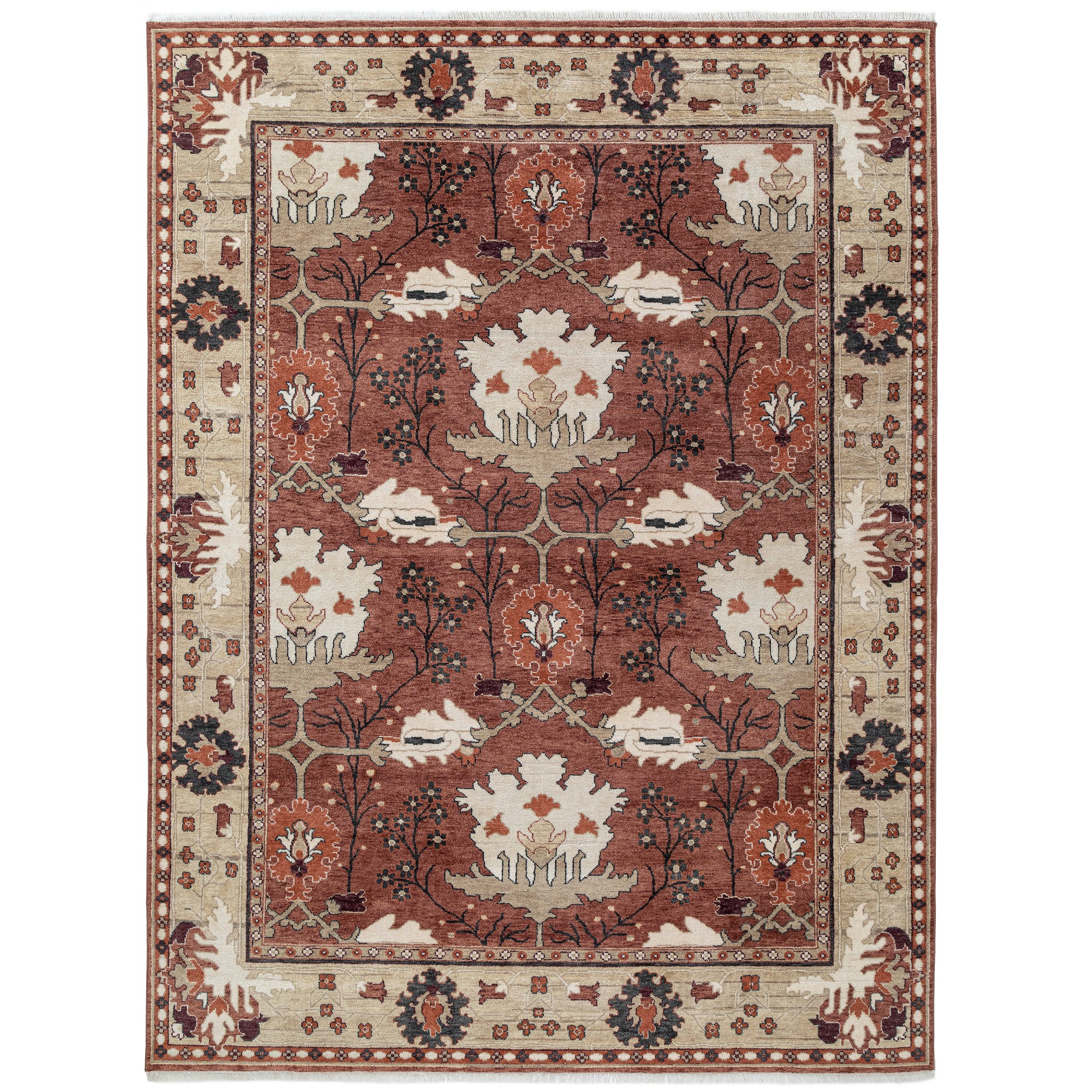 Fleur Hand Knotted Rug