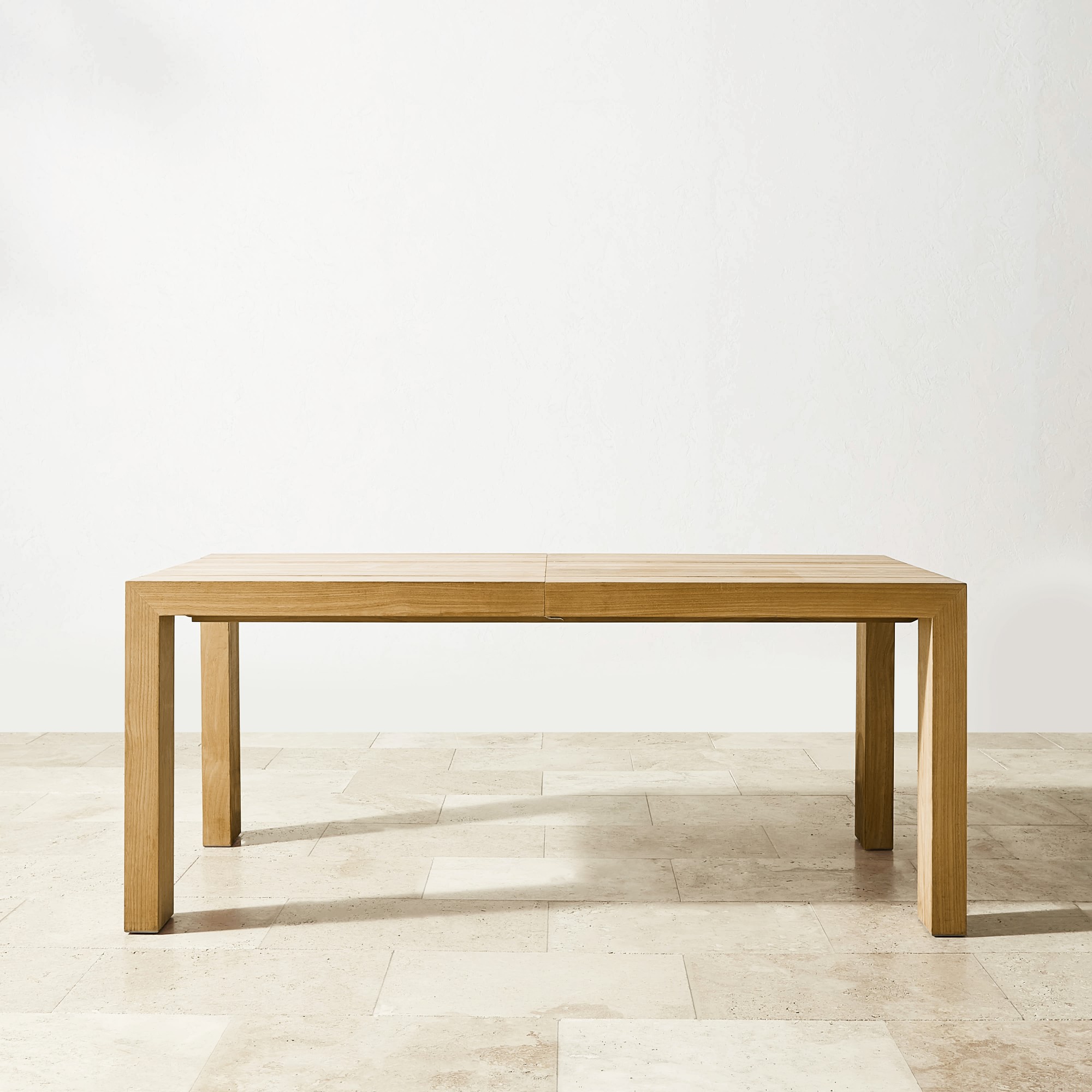 Larnaca Outdoor Teak Extendable Dining Table (72-118)