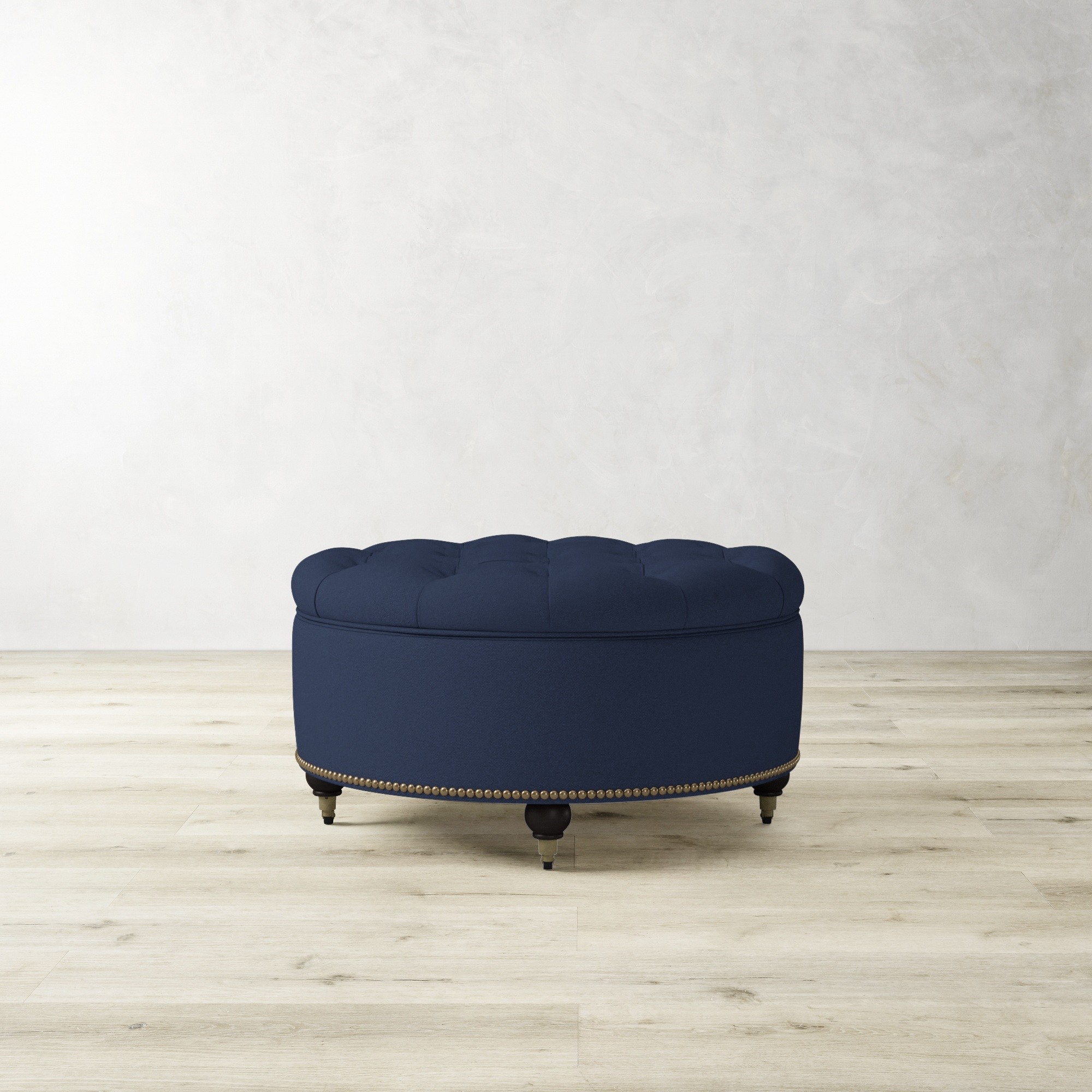 Soho Tufted Round Storage Ottoman (36)