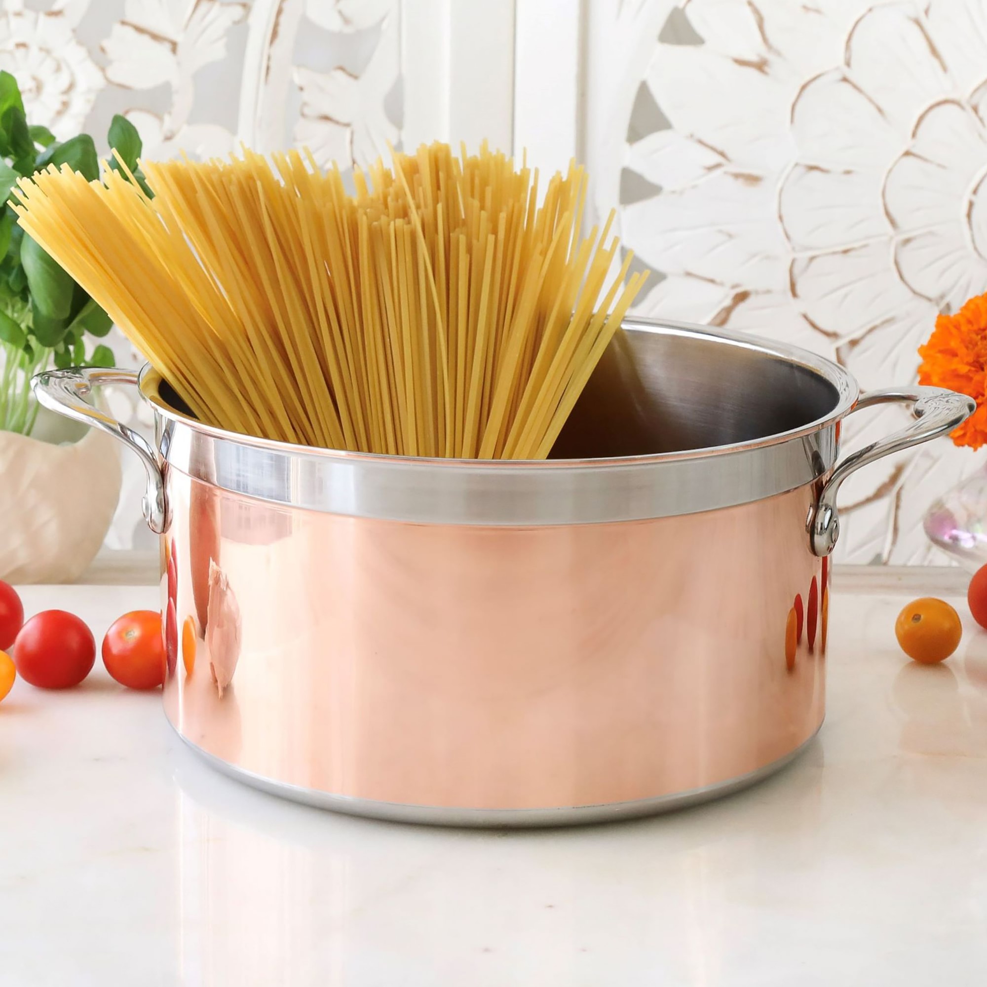 Hestan CopperBond Covered Stockpot, 6-Qt.