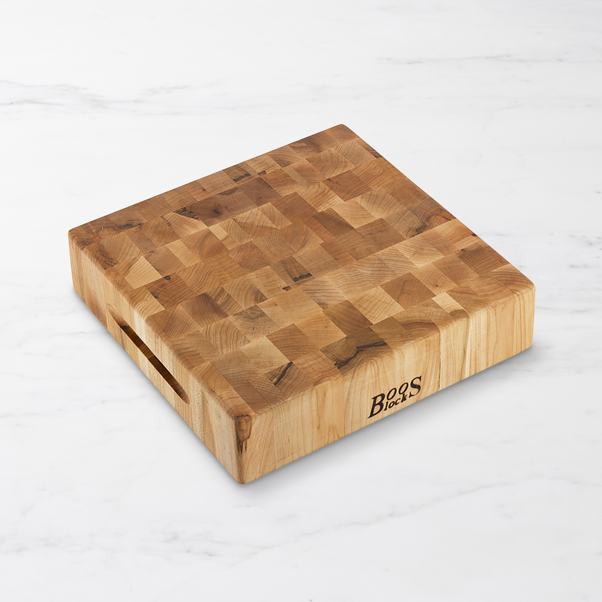 Boos End-Grain Square Chopping Block, Maple