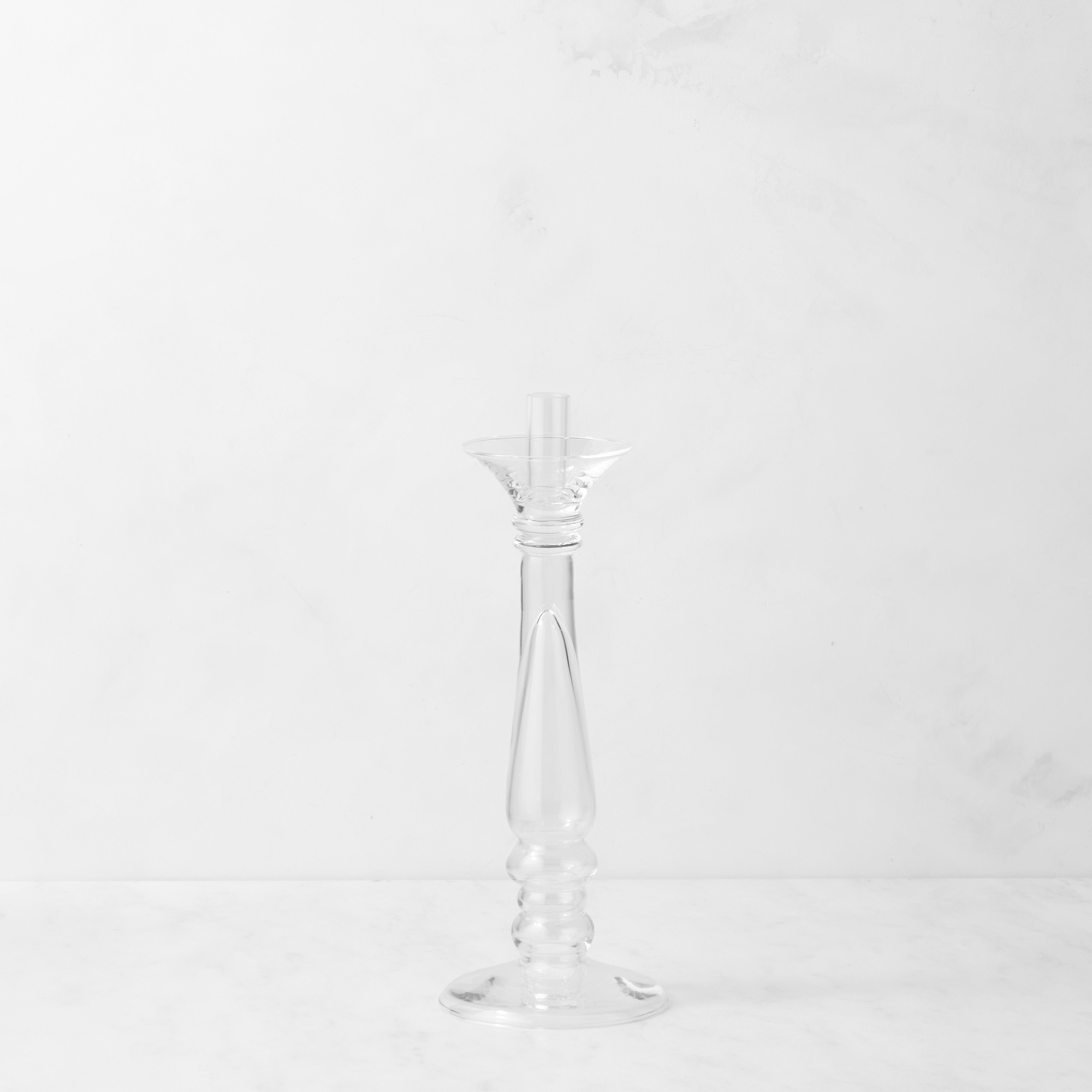 Glass Taper Candleholder