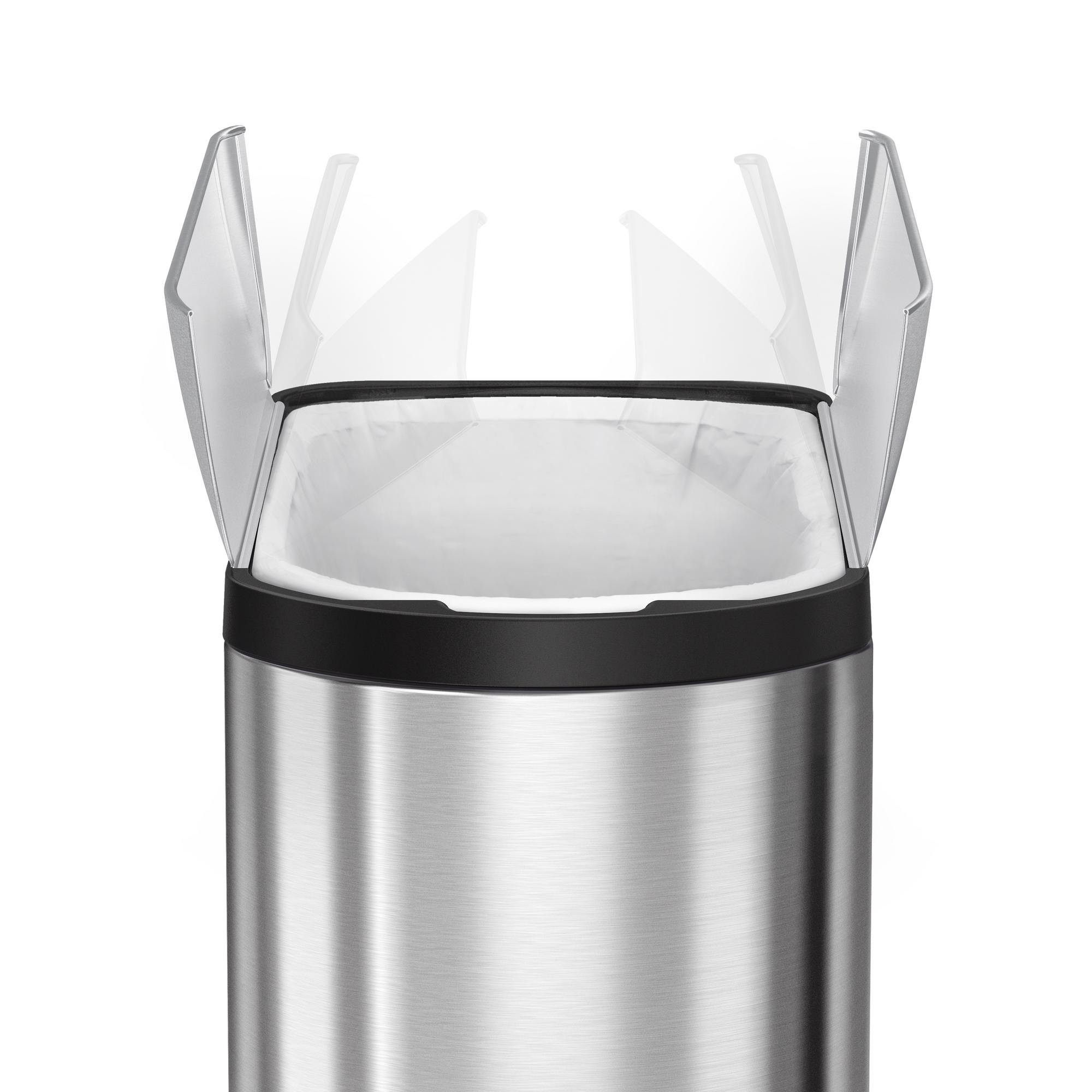 simplehuman™ 11.9-Gallon Butterfly Lid Kitchen Step Trash Can