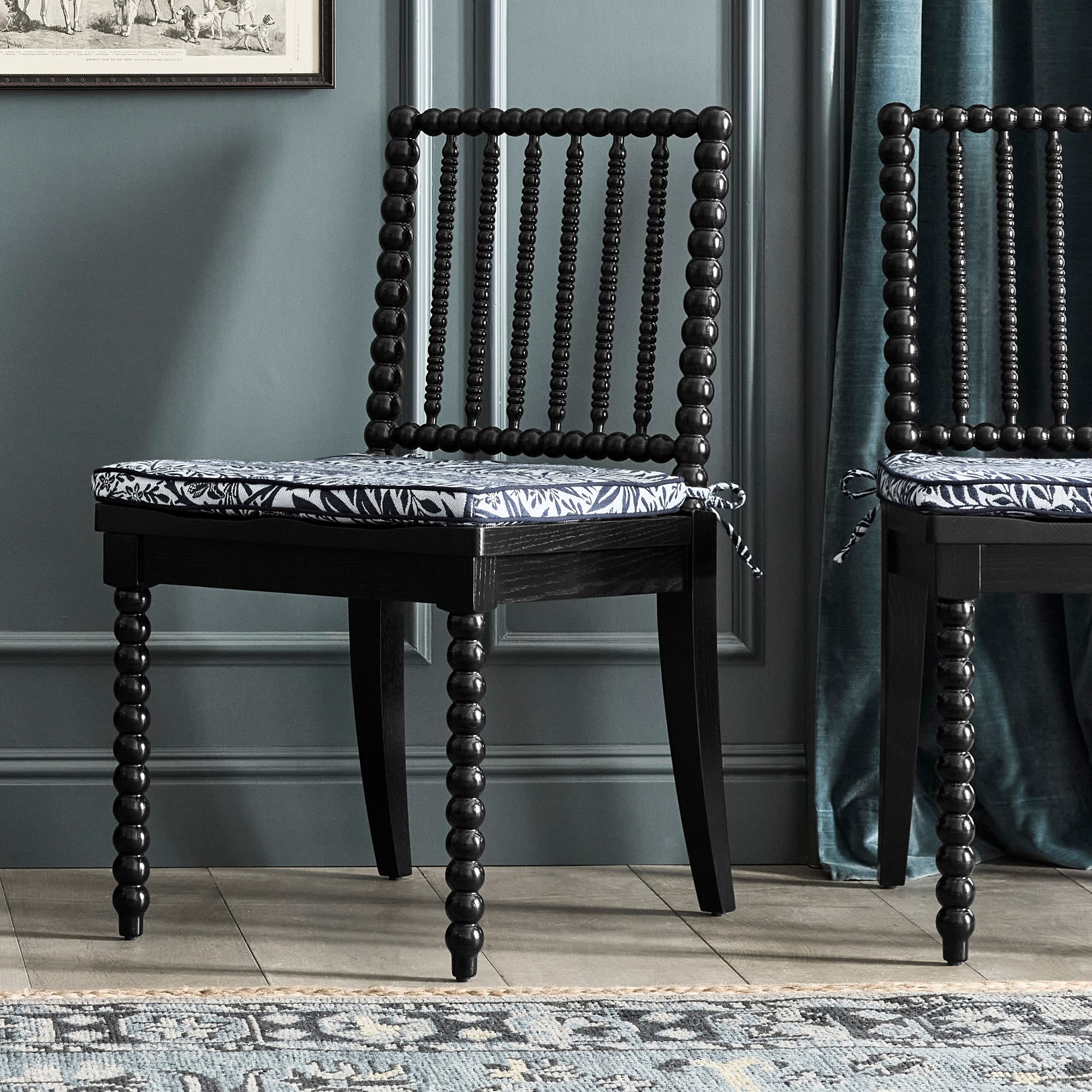 Spindle Dining Side Chair Cushion