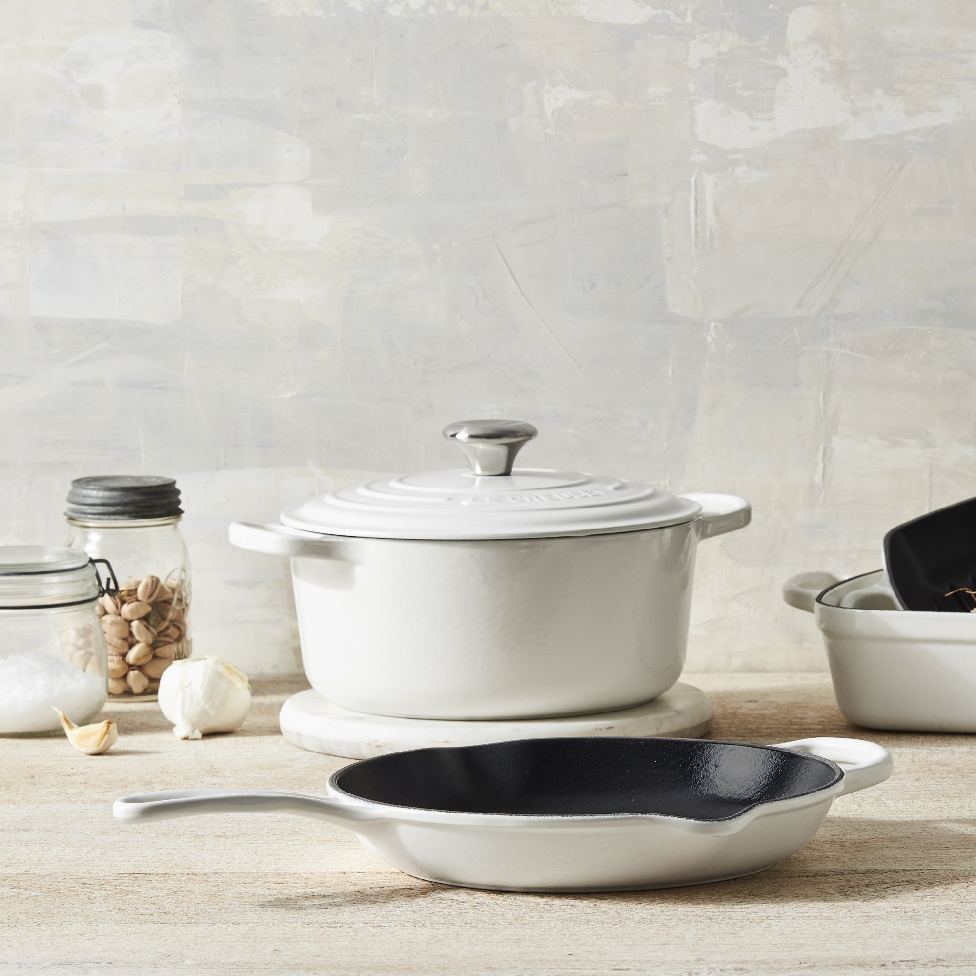 Le Creuset Enameled Cast Iron 7-Piece Cookware Set