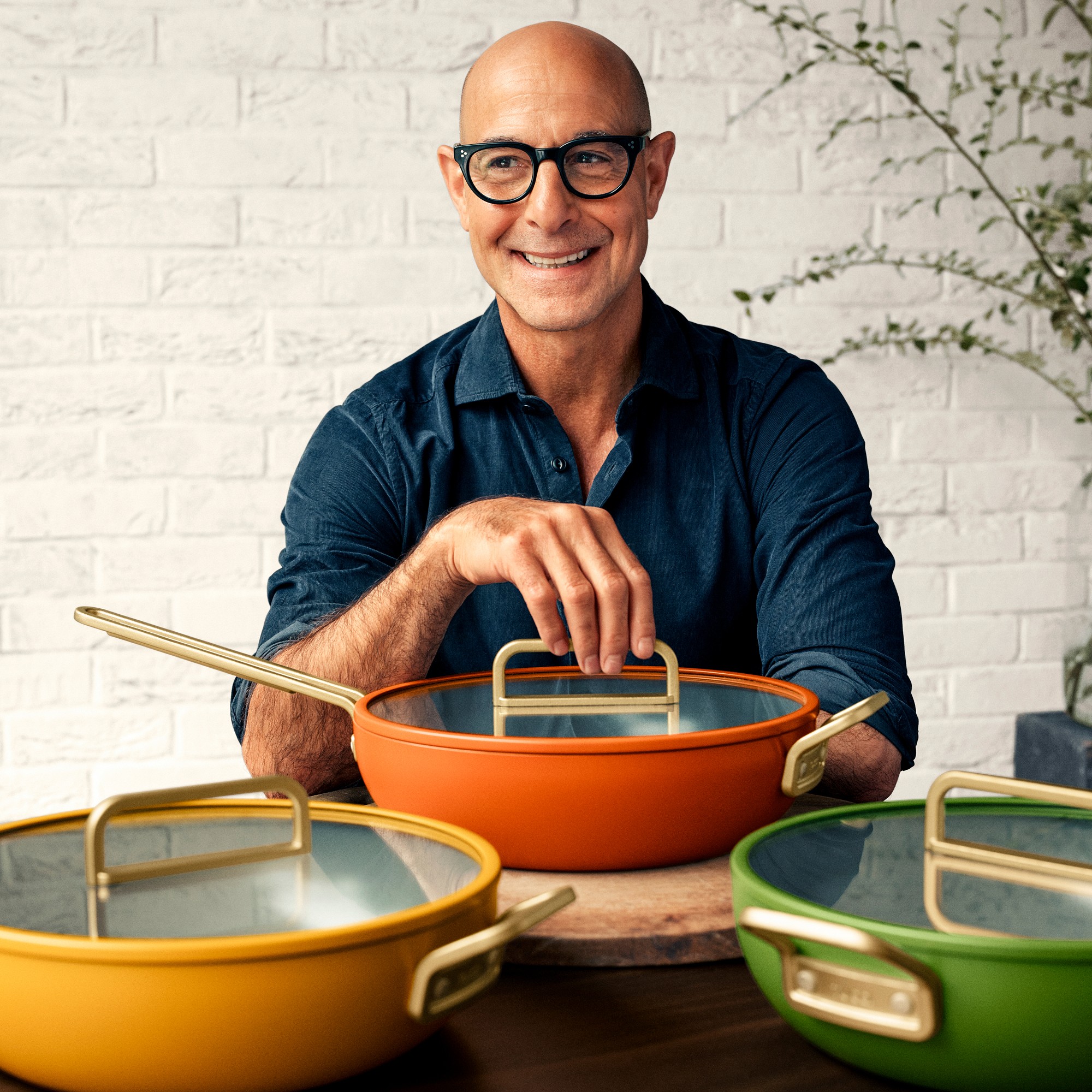 GreenPan™ Stanley Tucci™ Ceramic Nonstick Junior Essential Stanley Pan, 4 1/2-Qt.