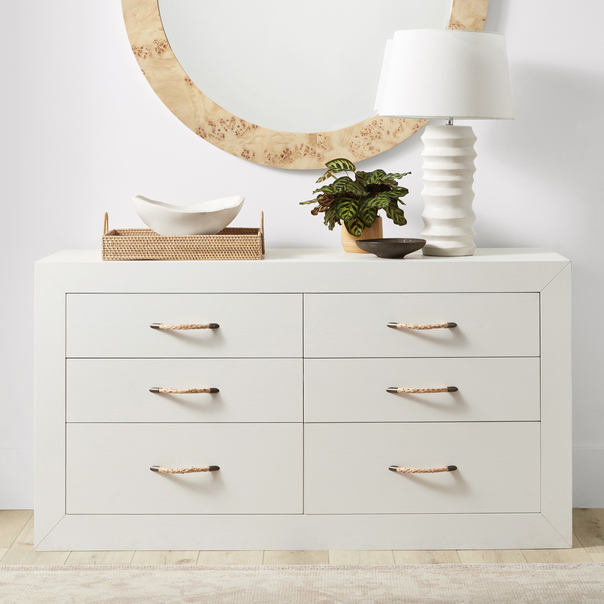 Malta 6-Drawer Wide Dresser (60)