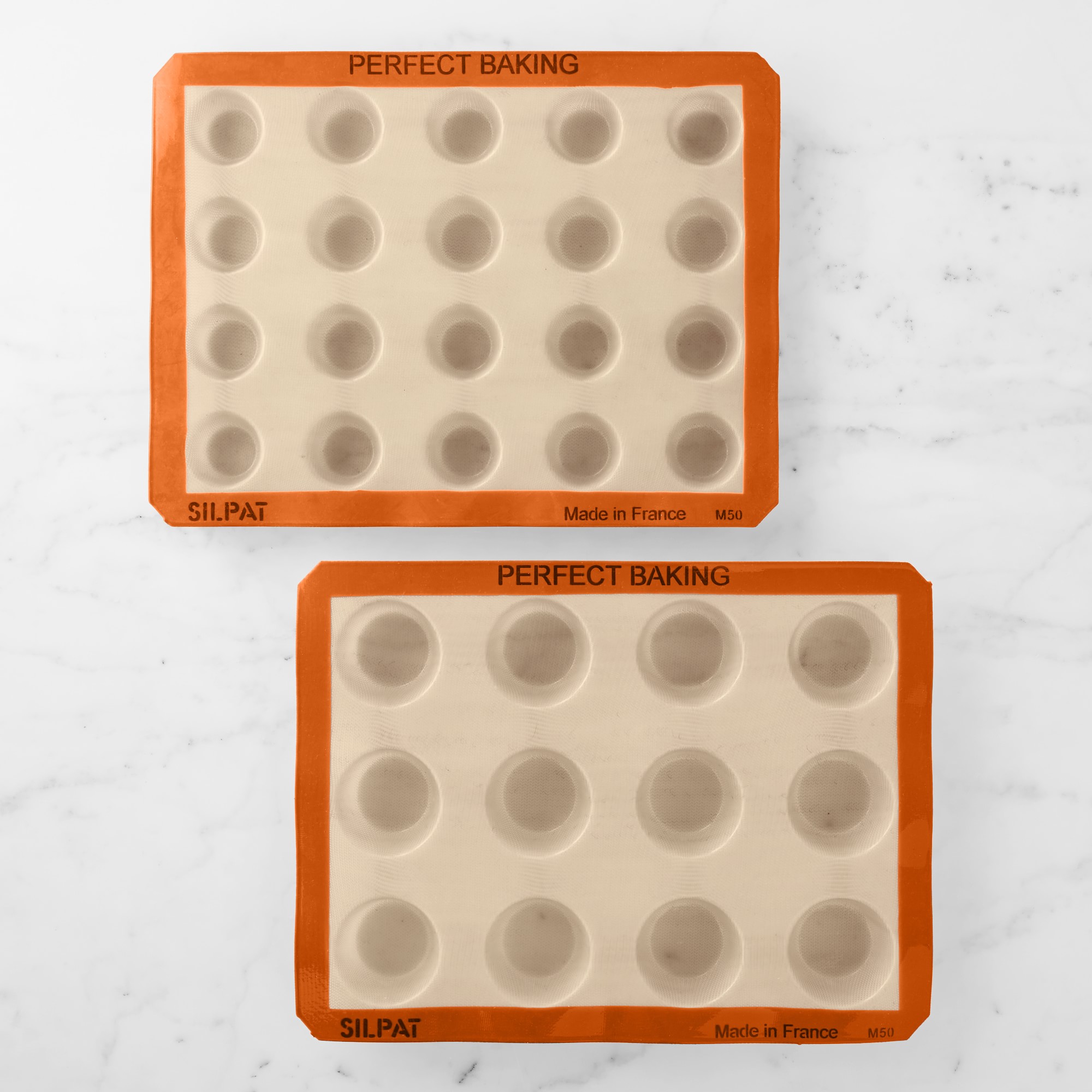 Silpat Nonstick Silicone Muffin Molds, Set of 2